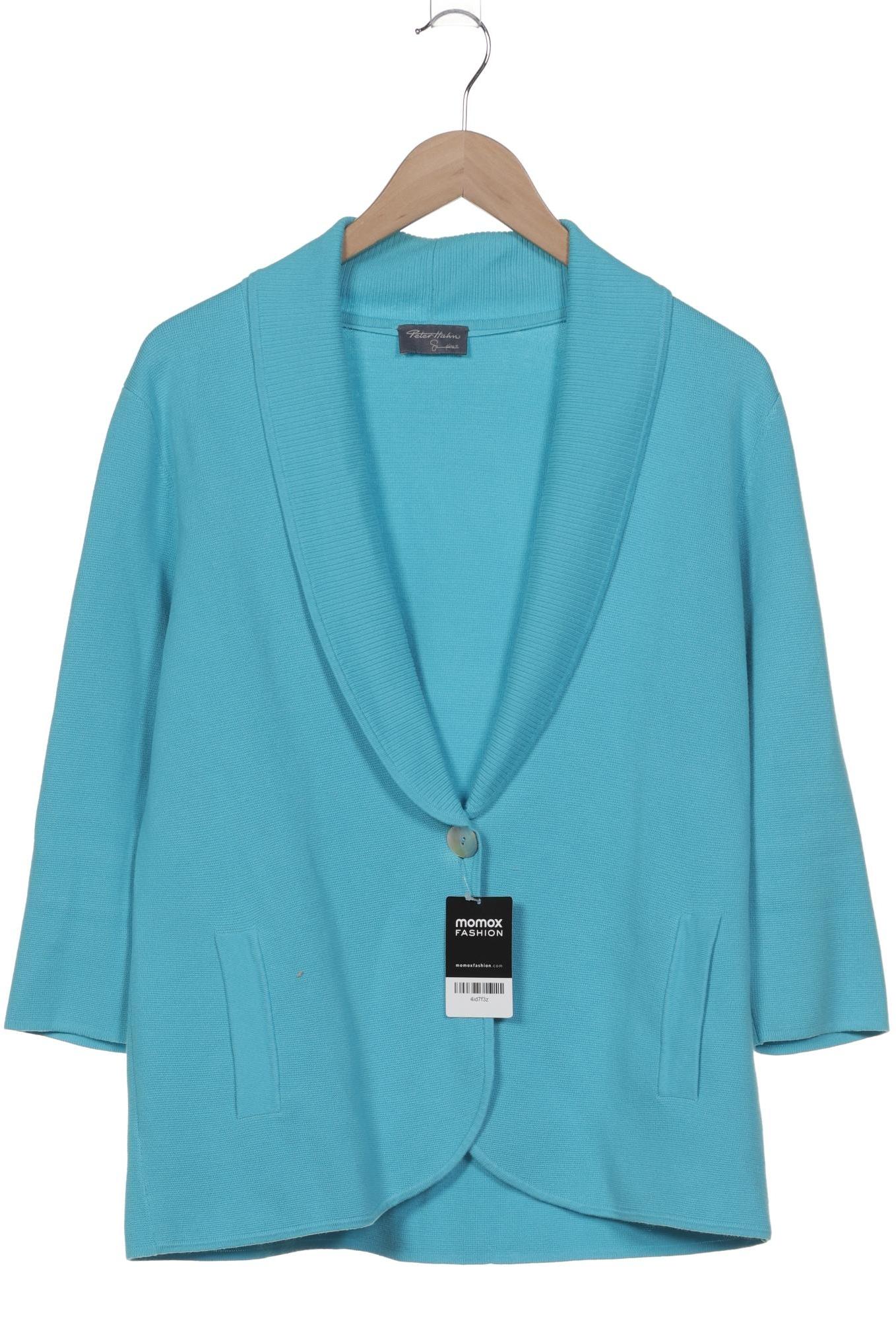 

Peter Hahn Damen Strickjacke, blau, Gr. 42