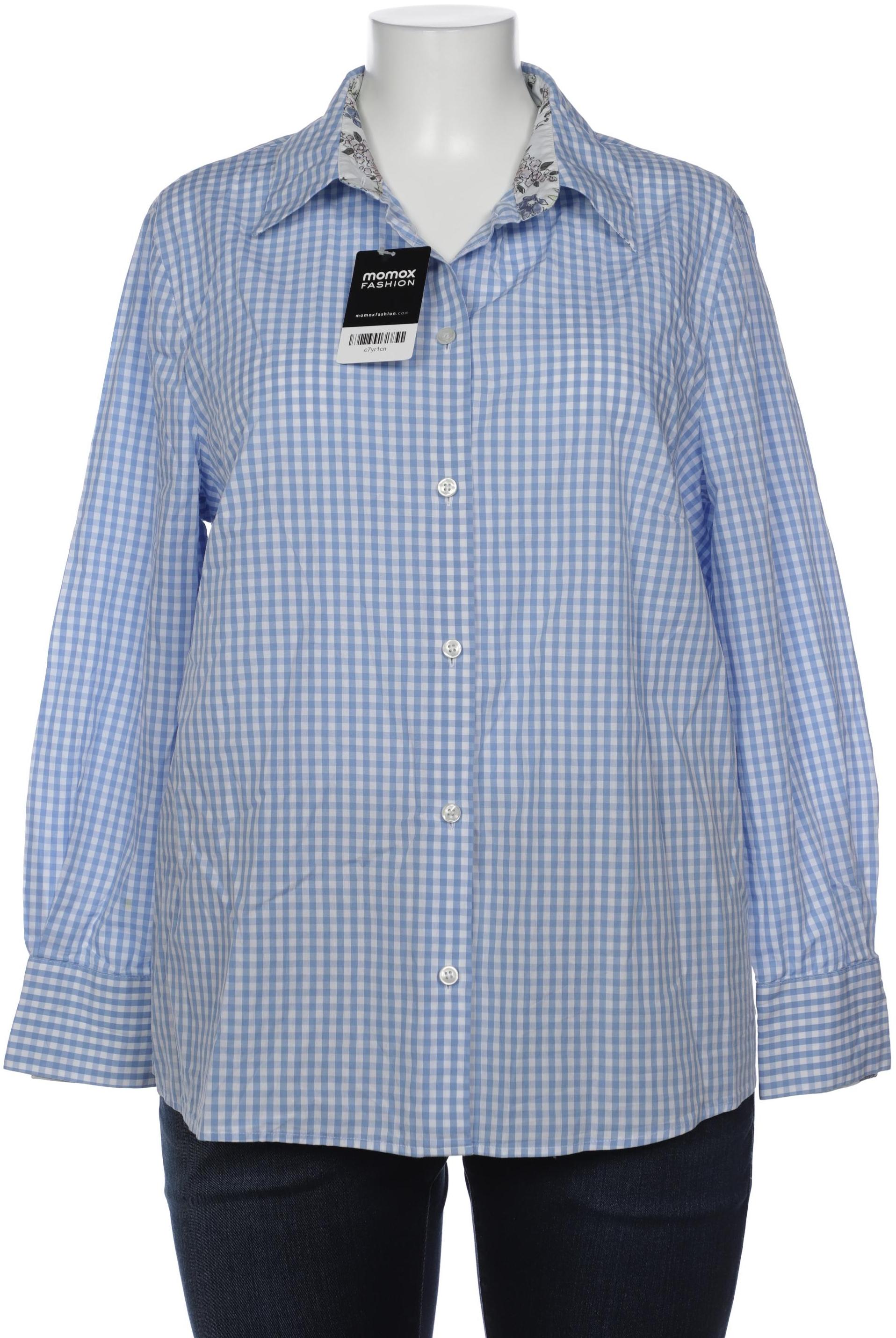 

Peter Hahn Damen Bluse, blau, Gr. 48