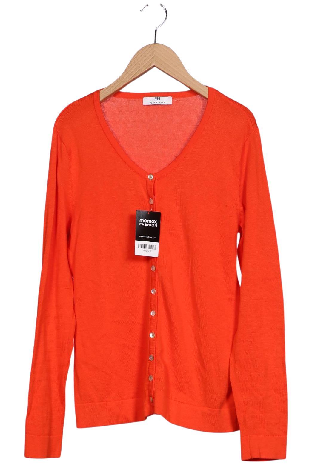 

Peter Hahn Damen Strickjacke, orange, Gr. 38