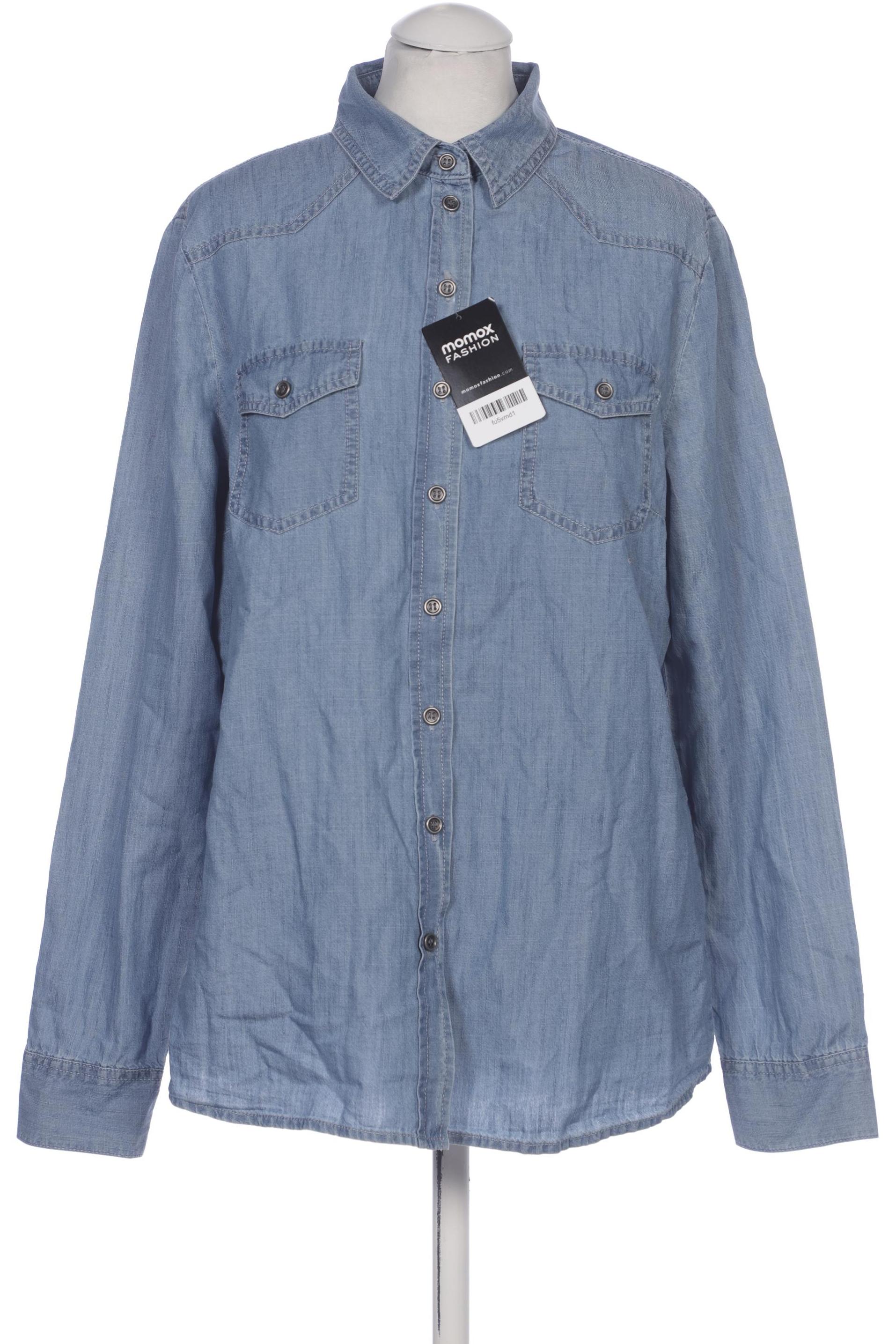 

Peter Hahn Damen Bluse, blau, Gr. 42