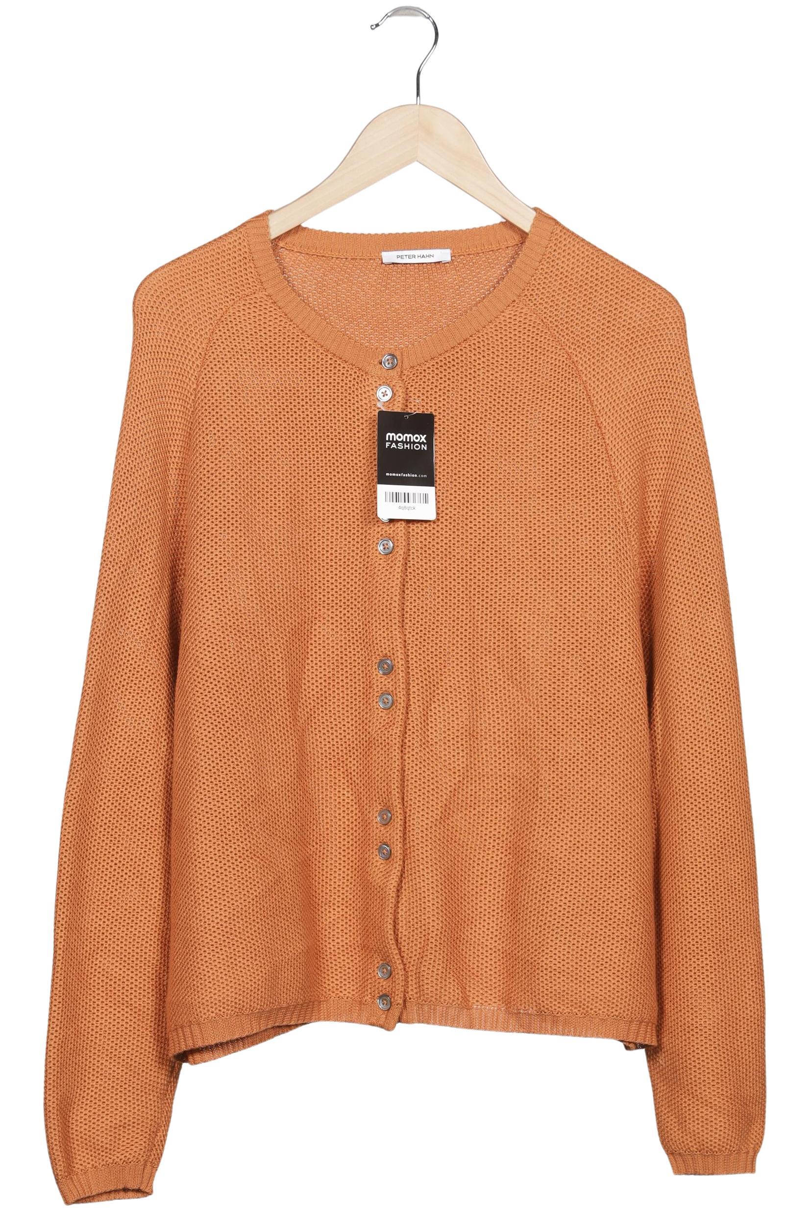 

Peter Hahn Damen Strickjacke, orange, Gr. 48