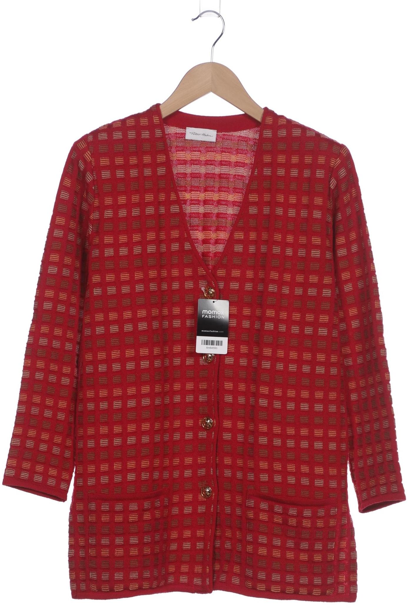 

Peter Hahn Damen Strickjacke, rot, Gr. 42