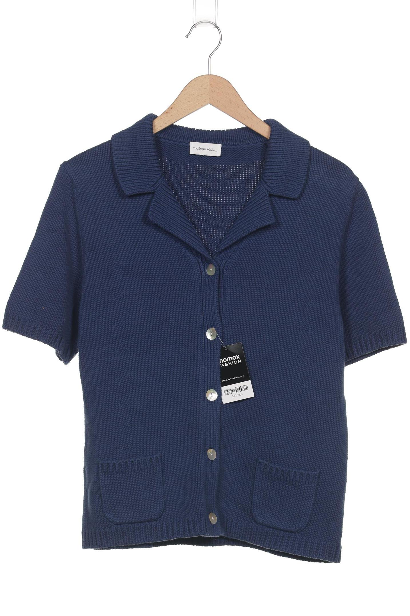 

Peter Hahn Damen Strickjacke, blau, Gr. 38