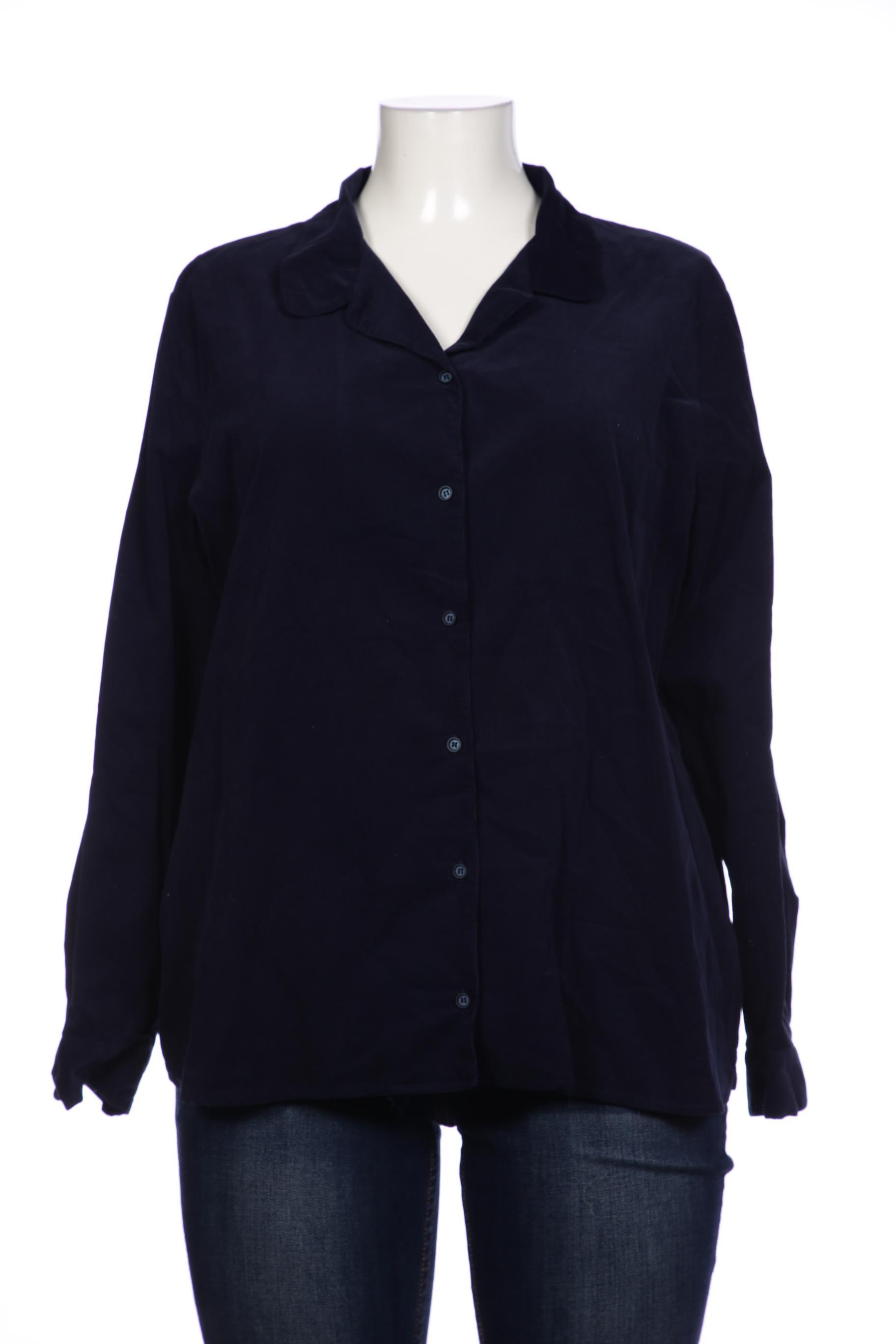 

Peter Hahn Damen Bluse, marineblau, Gr. 46