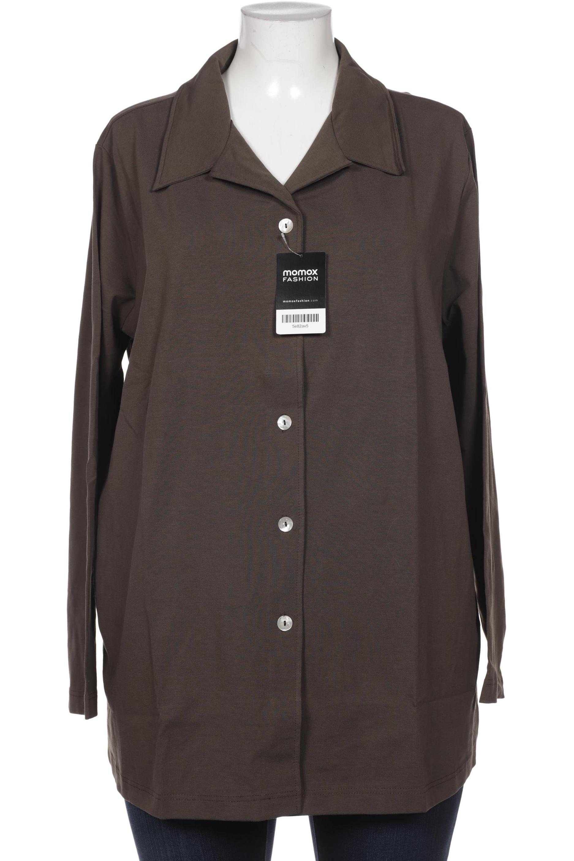 

Peter Hahn Damen Bluse, braun, Gr. 50