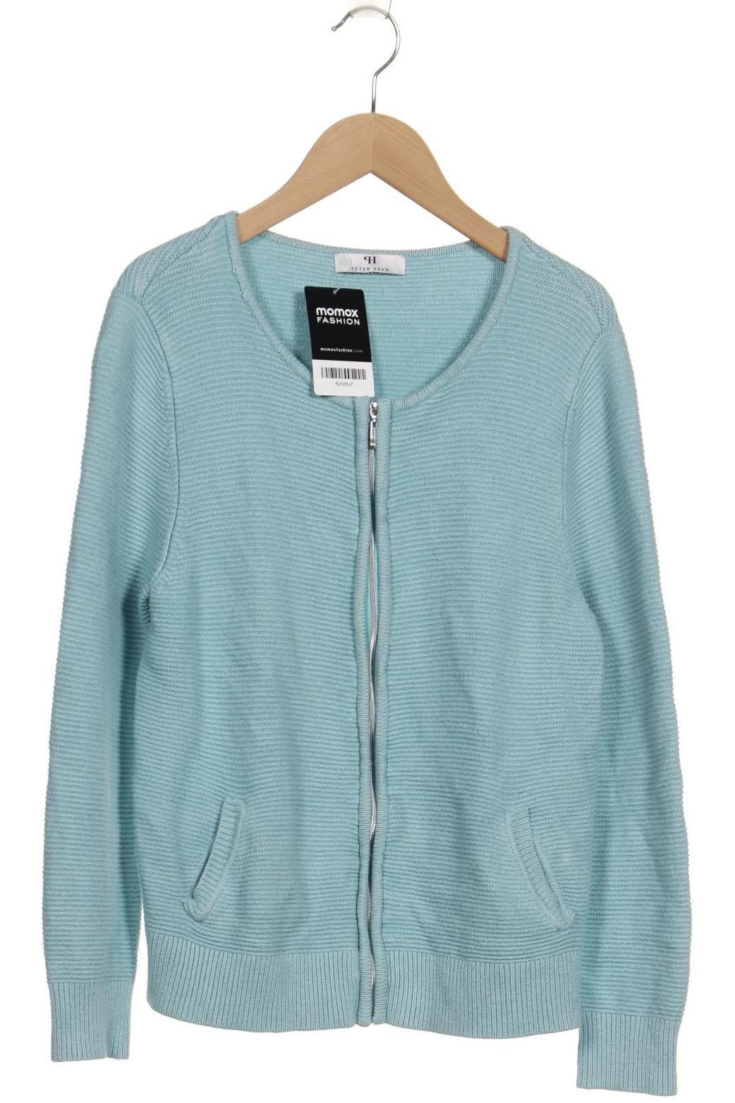 

Peter Hahn Damen Strickjacke, hellblau, Gr. 42