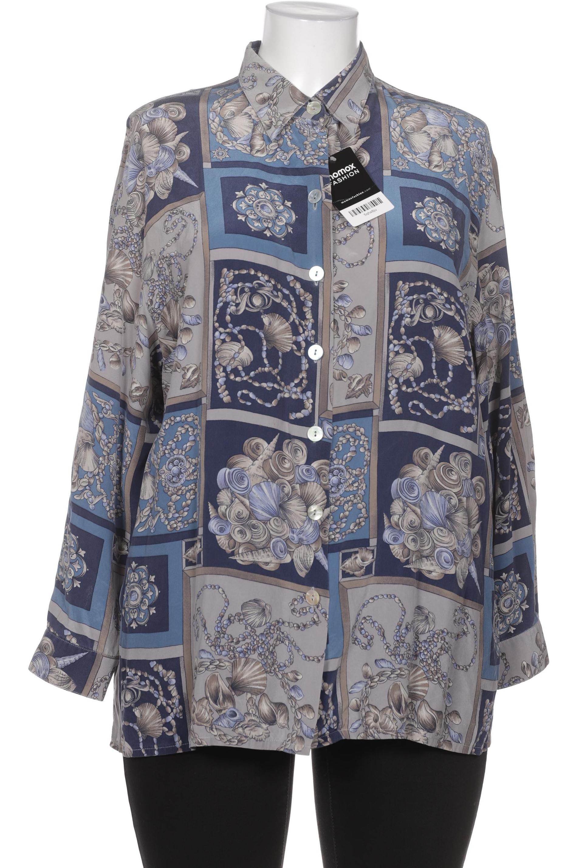 

Peter Hahn Damen Bluse, blau, Gr. 46