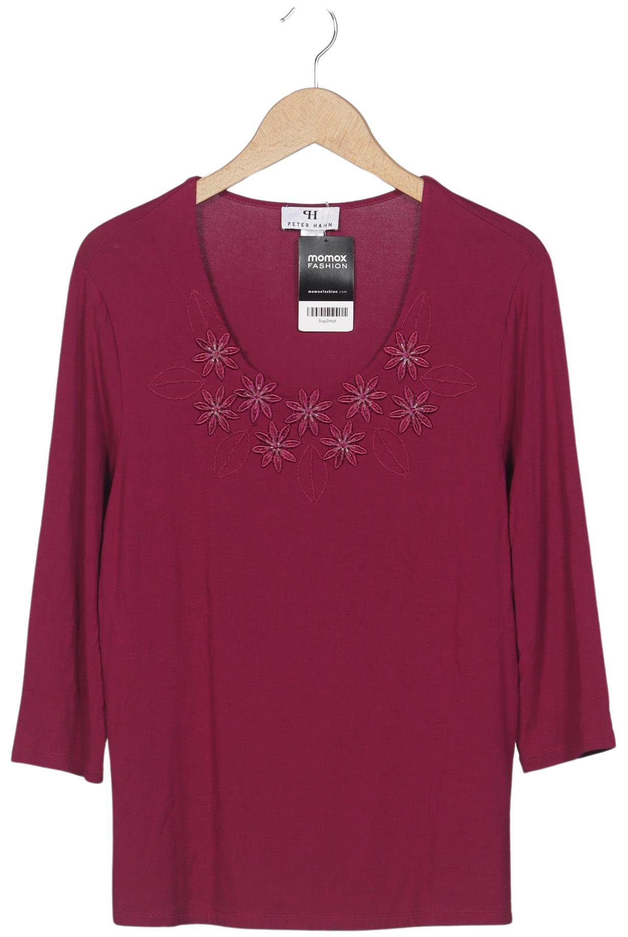 

Peter Hahn Damen Langarmshirt, bordeaux, Gr. 42