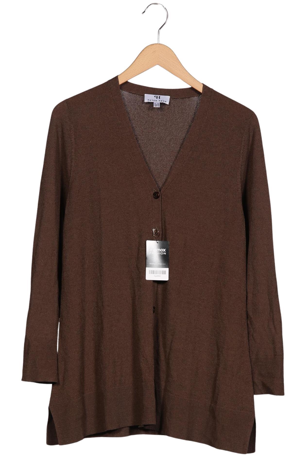 

Peter Hahn Damen Strickjacke, braun, Gr. 40