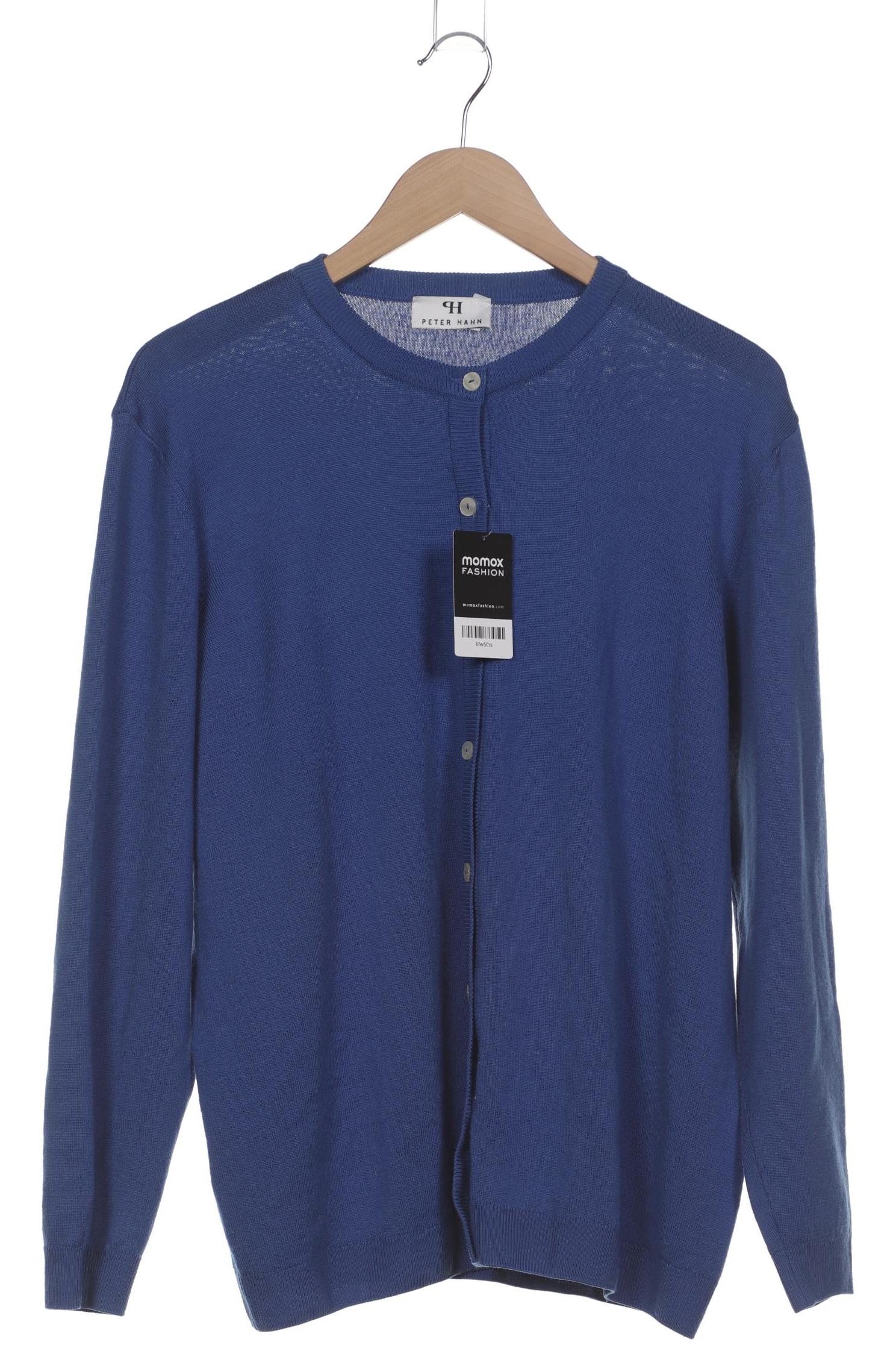 

Peter Hahn Damen Strickjacke, blau, Gr. 48
