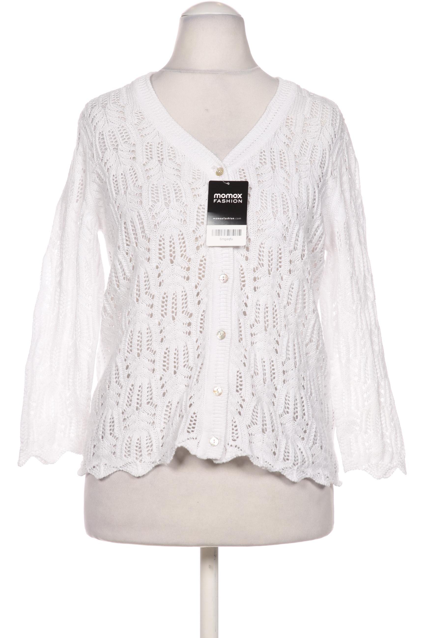 

Peter Hahn Damen Strickjacke, weiß, Gr. 38