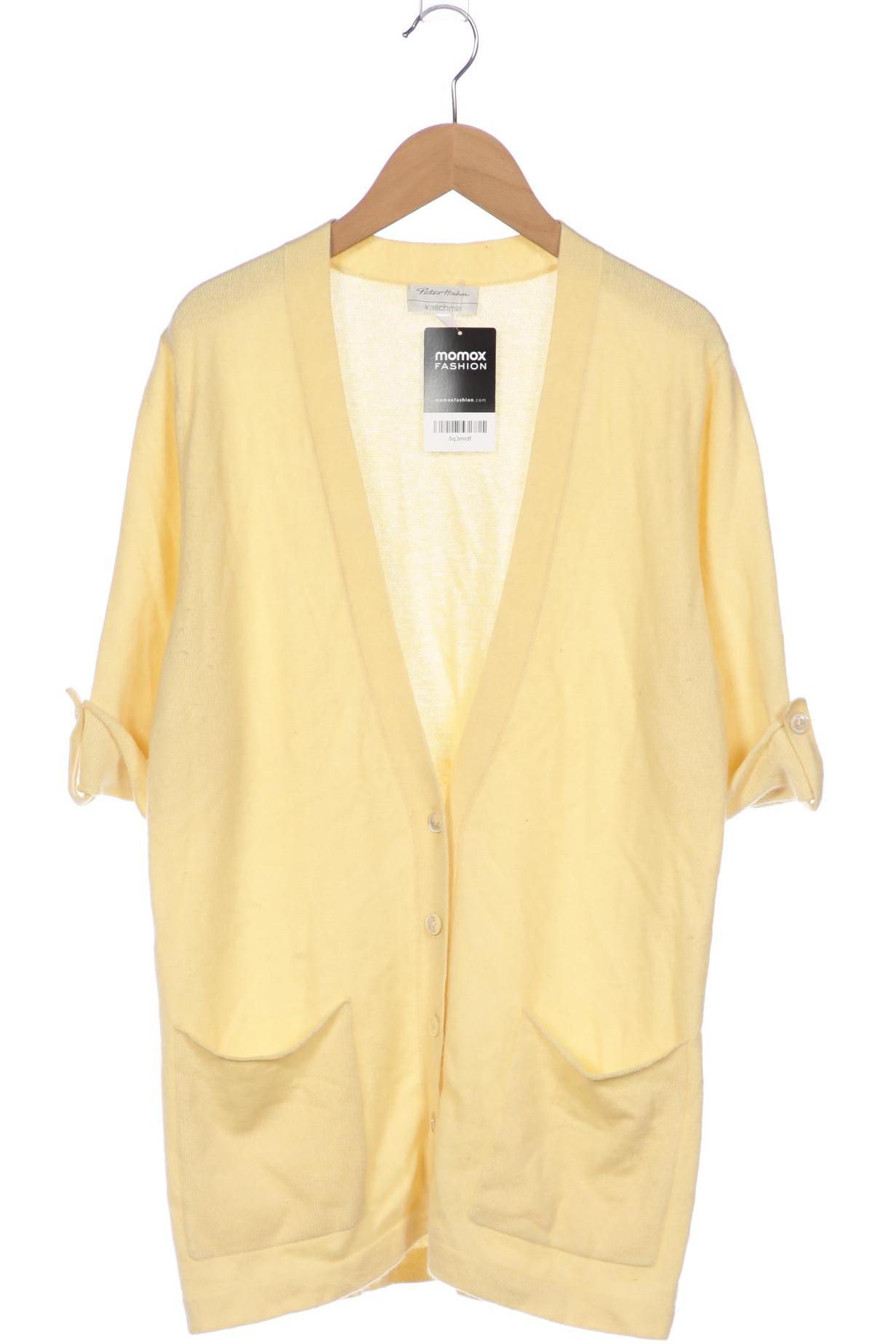 

Peter Hahn Damen Strickjacke, gelb, Gr. 38