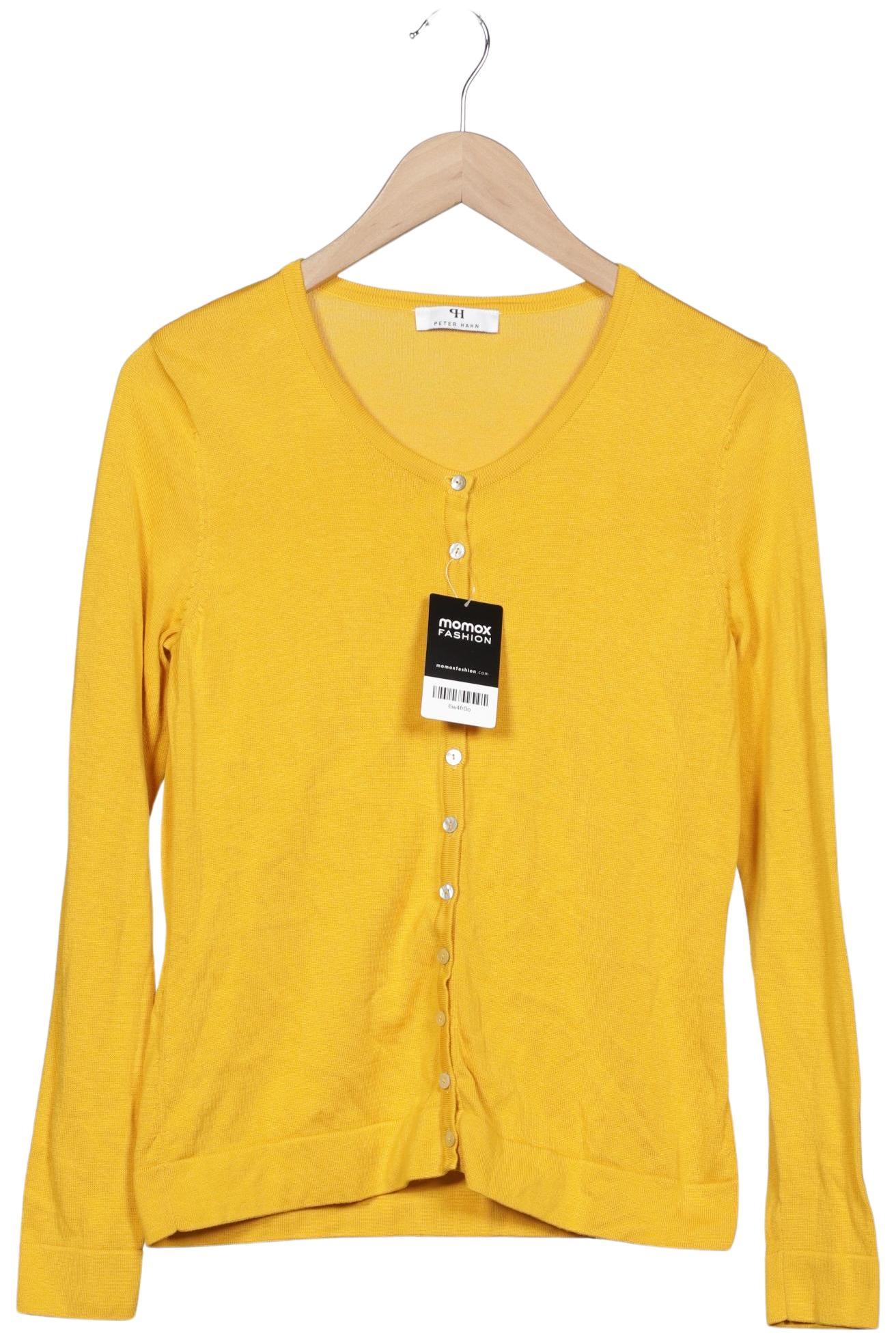 

Peter Hahn Damen Strickjacke, gelb, Gr. 38