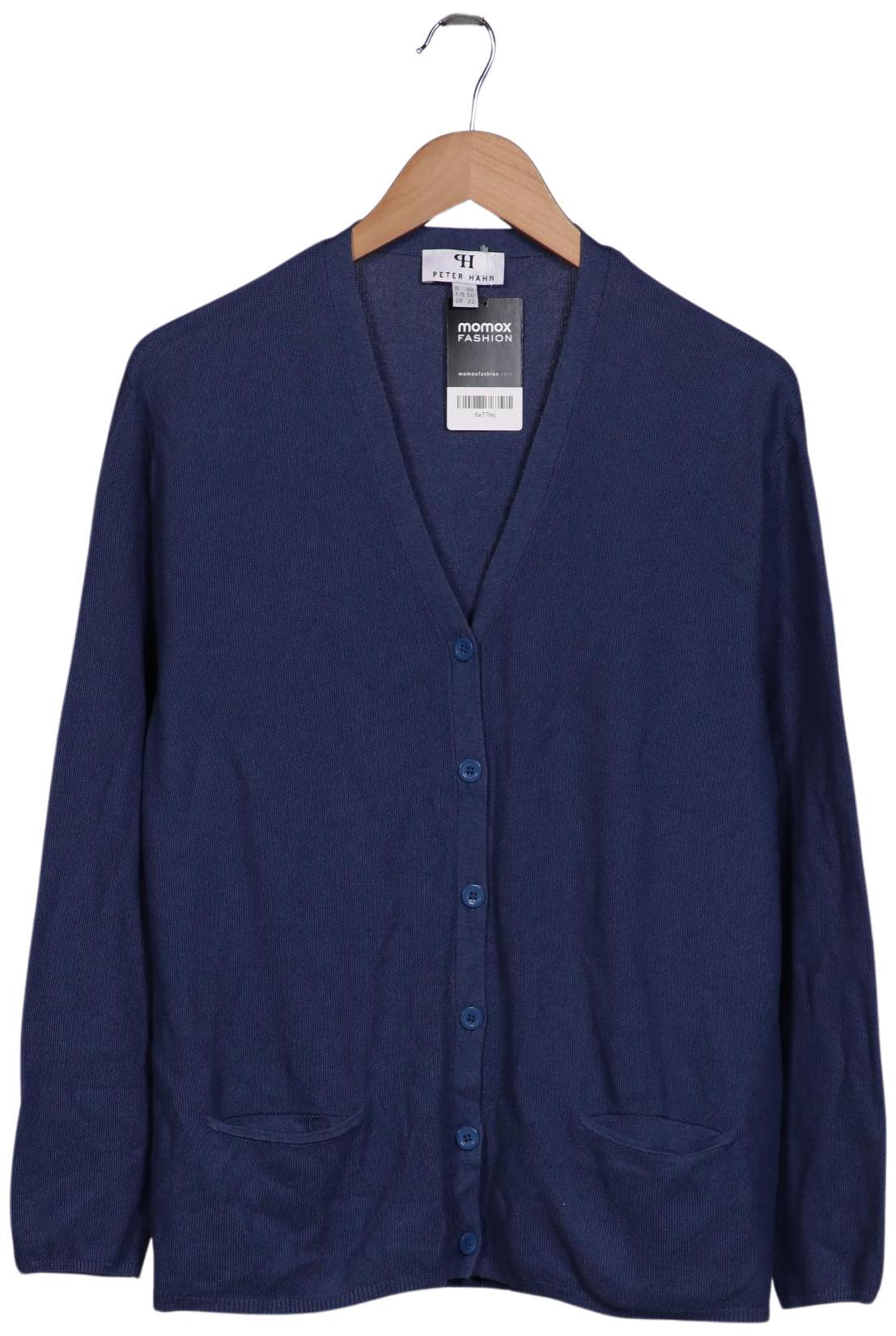 

Peter Hahn Damen Strickjacke, blau, Gr. 48