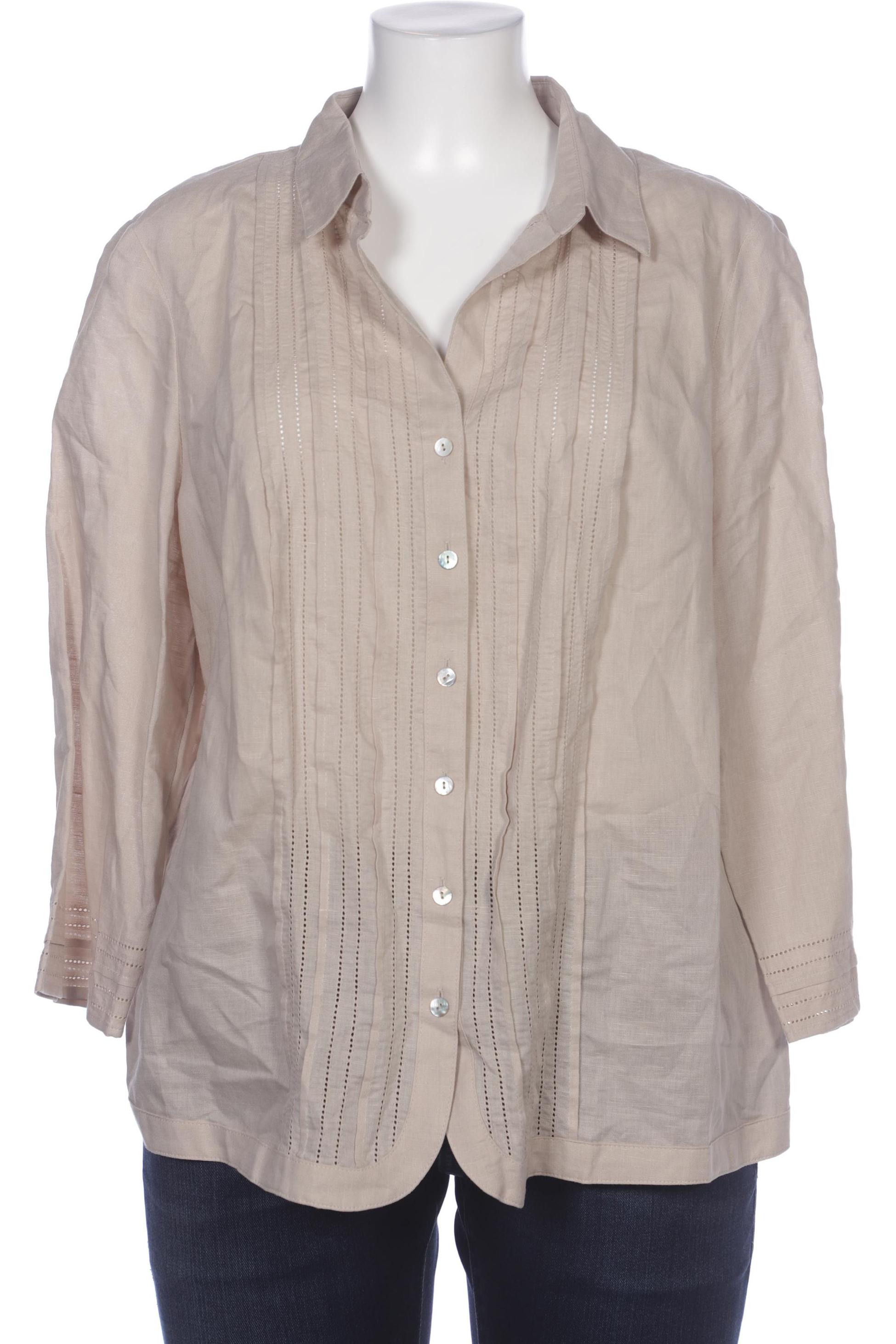 

Peter Hahn Damen Bluse, beige, Gr. 48