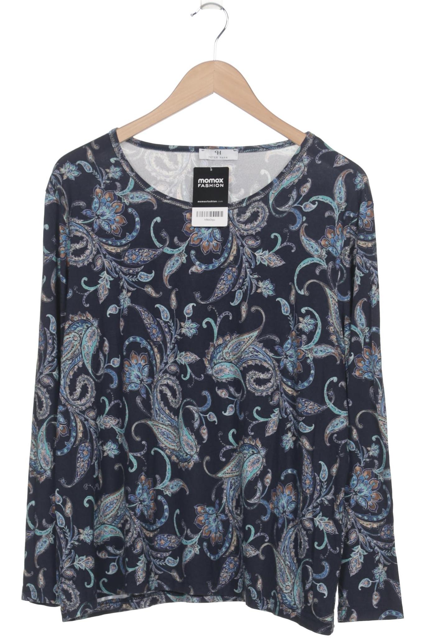 

Peter Hahn Damen Langarmshirt, marineblau, Gr. 50