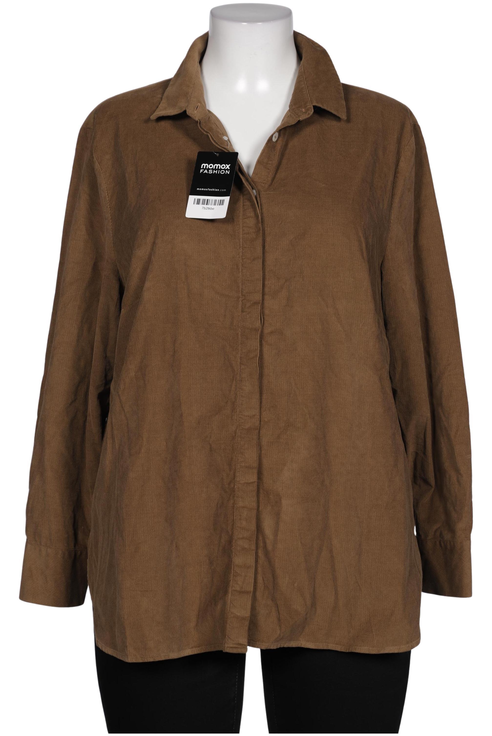 

Peter Hahn Damen Bluse, braun, Gr. 48
