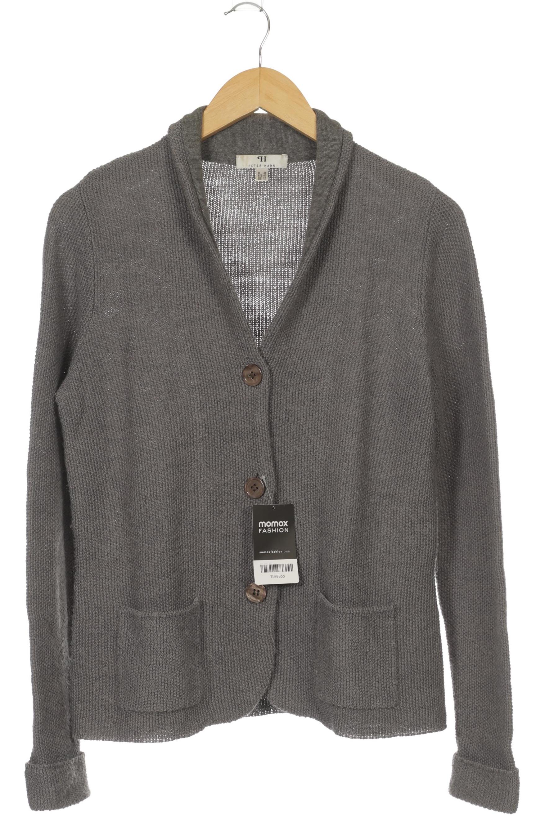 

Peter Hahn Damen Strickjacke, grau, Gr. 38