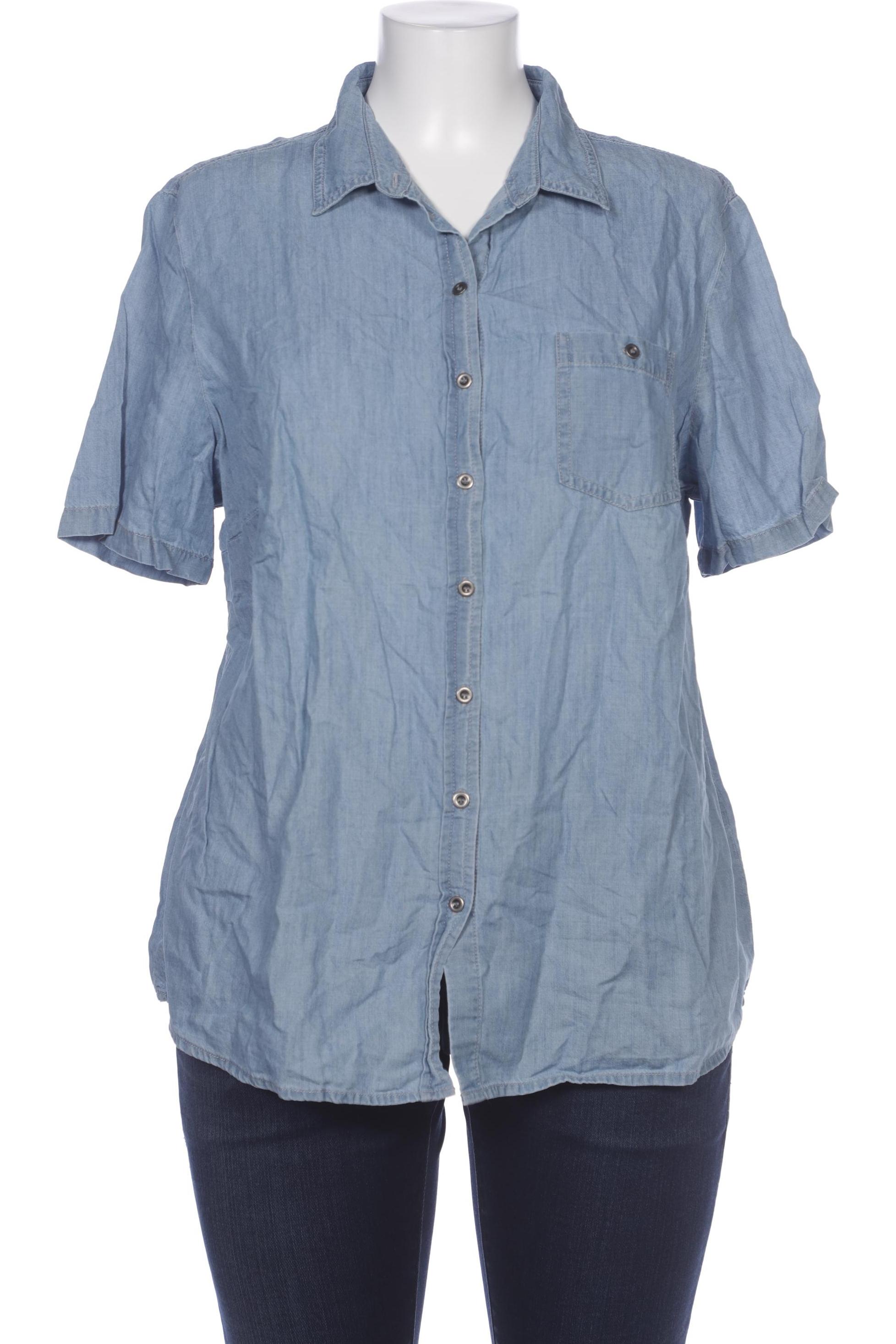 

Peter Hahn Damen Bluse, blau, Gr. 48