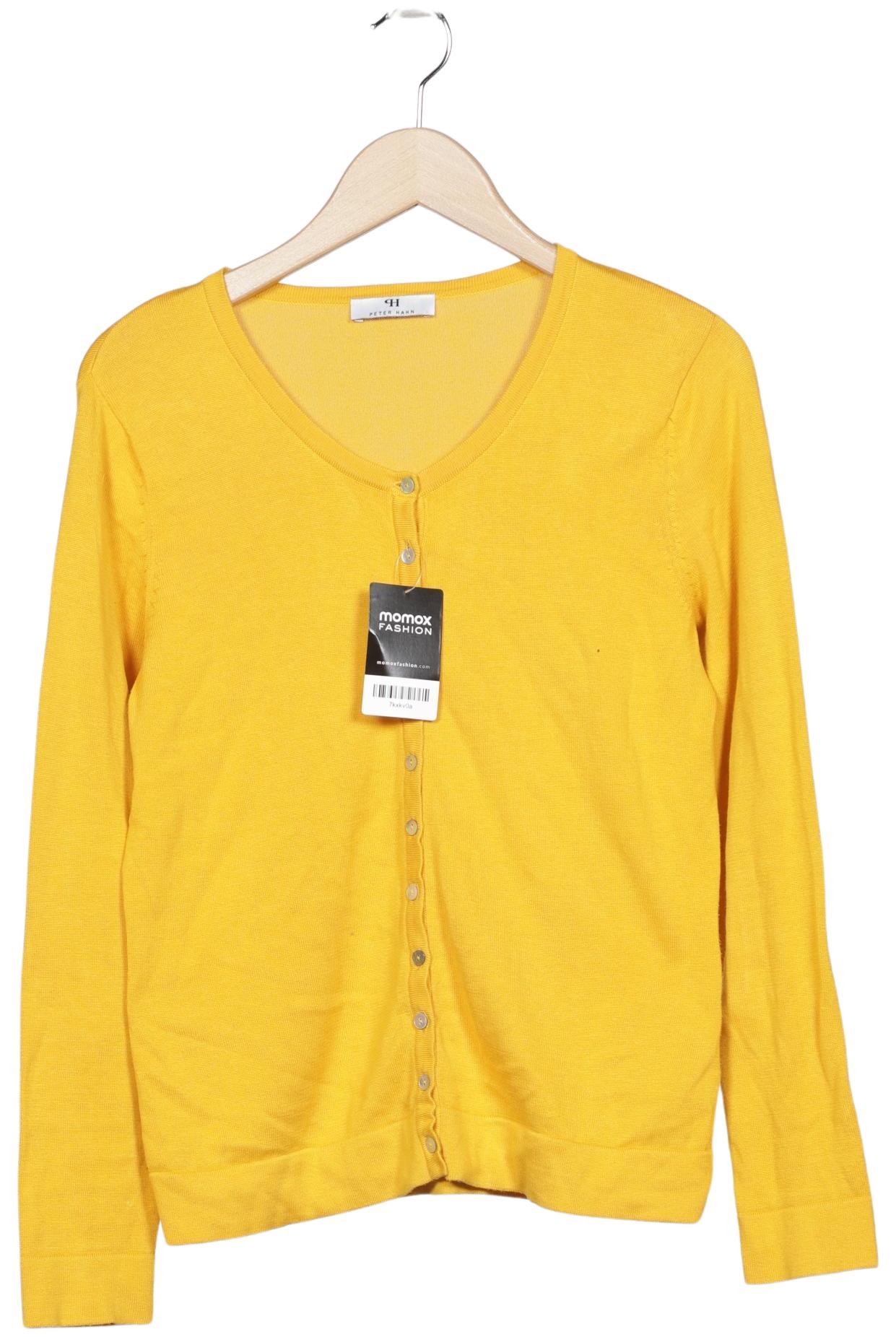 

Peter Hahn Damen Strickjacke, gelb, Gr. 38