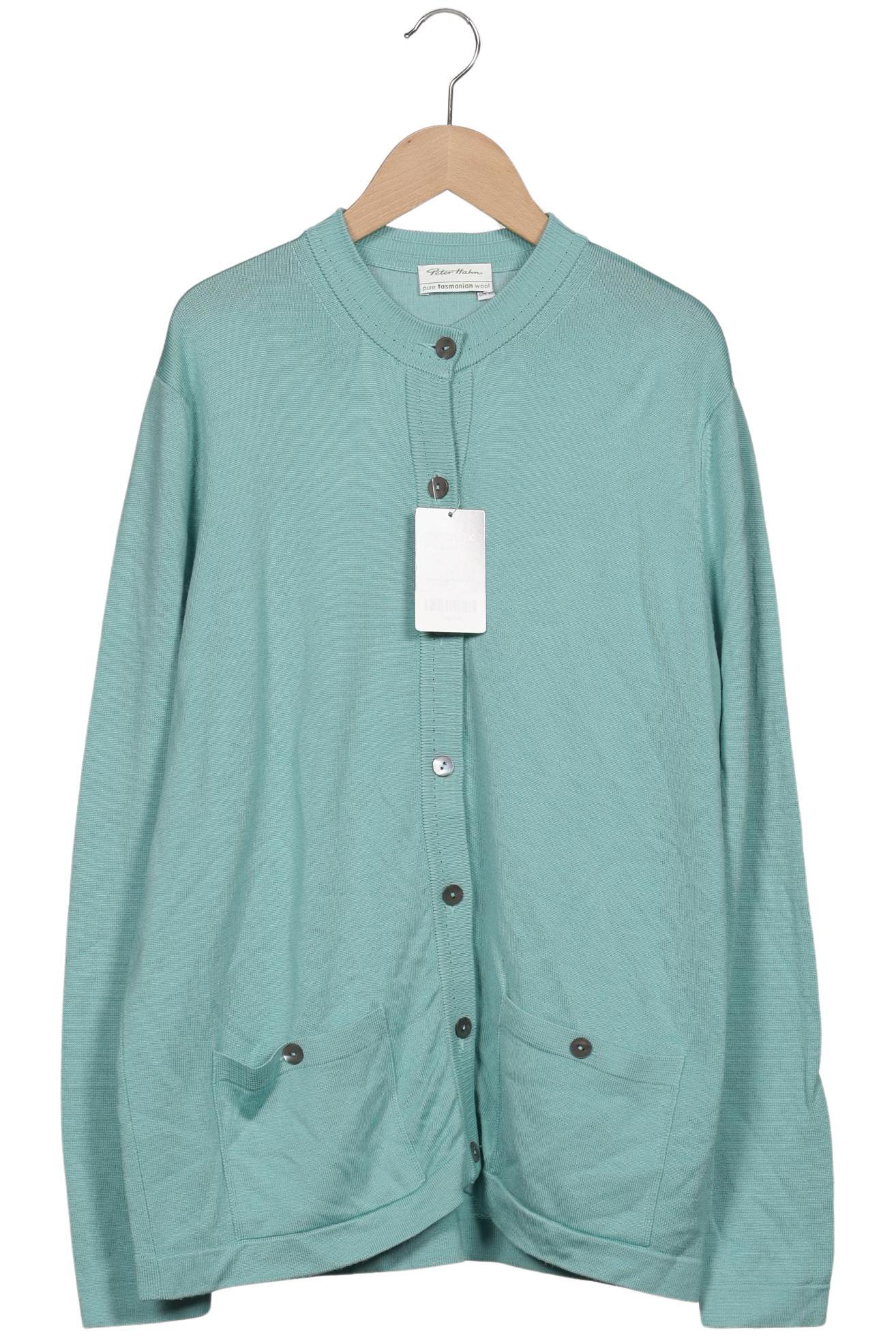 

Peter Hahn Damen Strickjacke, türkis, Gr. 42