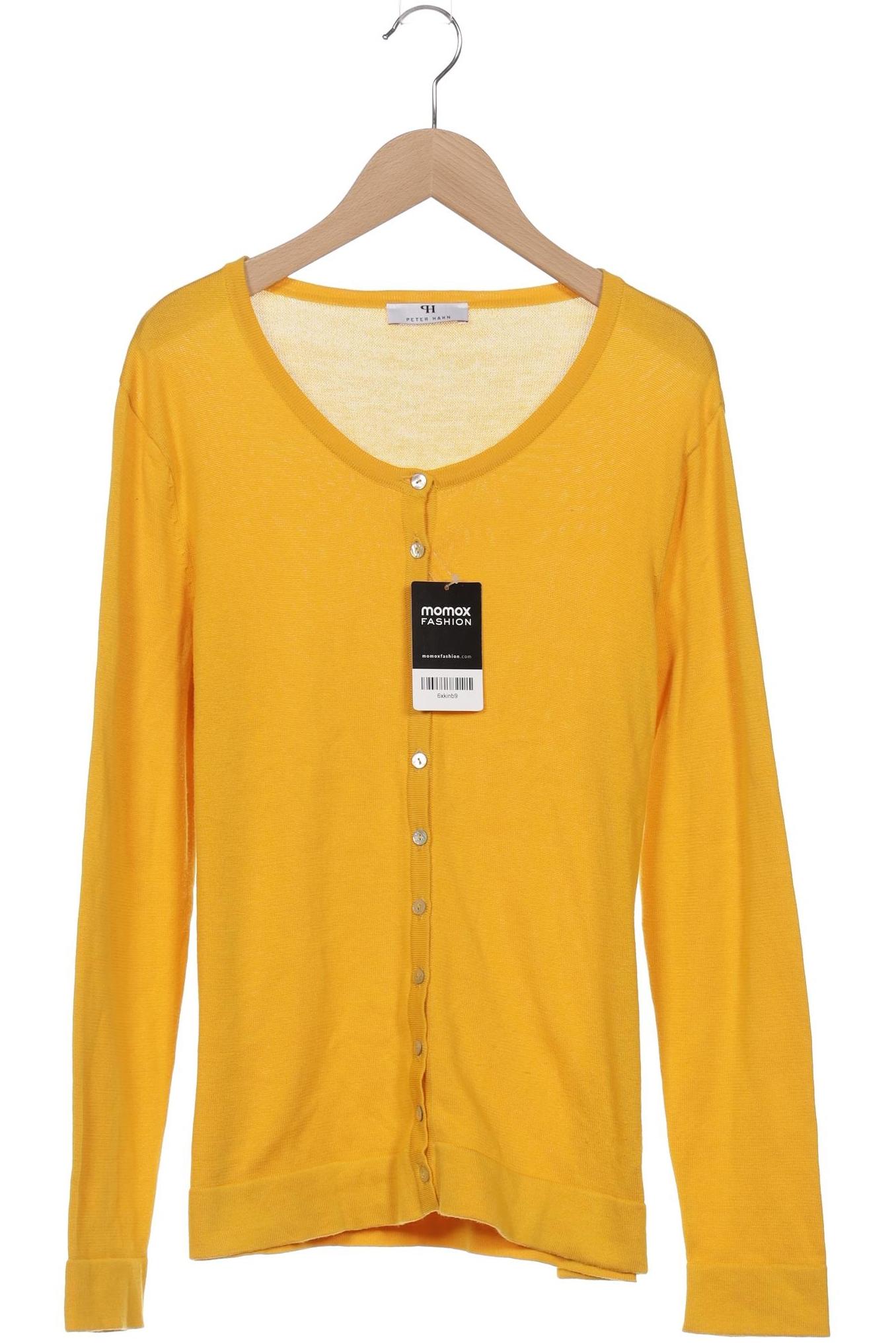 

Peter Hahn Damen Strickjacke, gelb, Gr. 42