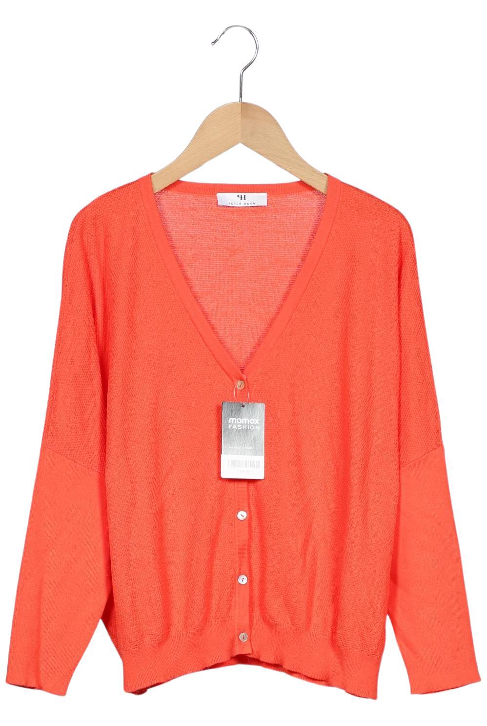 

Peter Hahn Damen Strickjacke, orange, Gr. 42