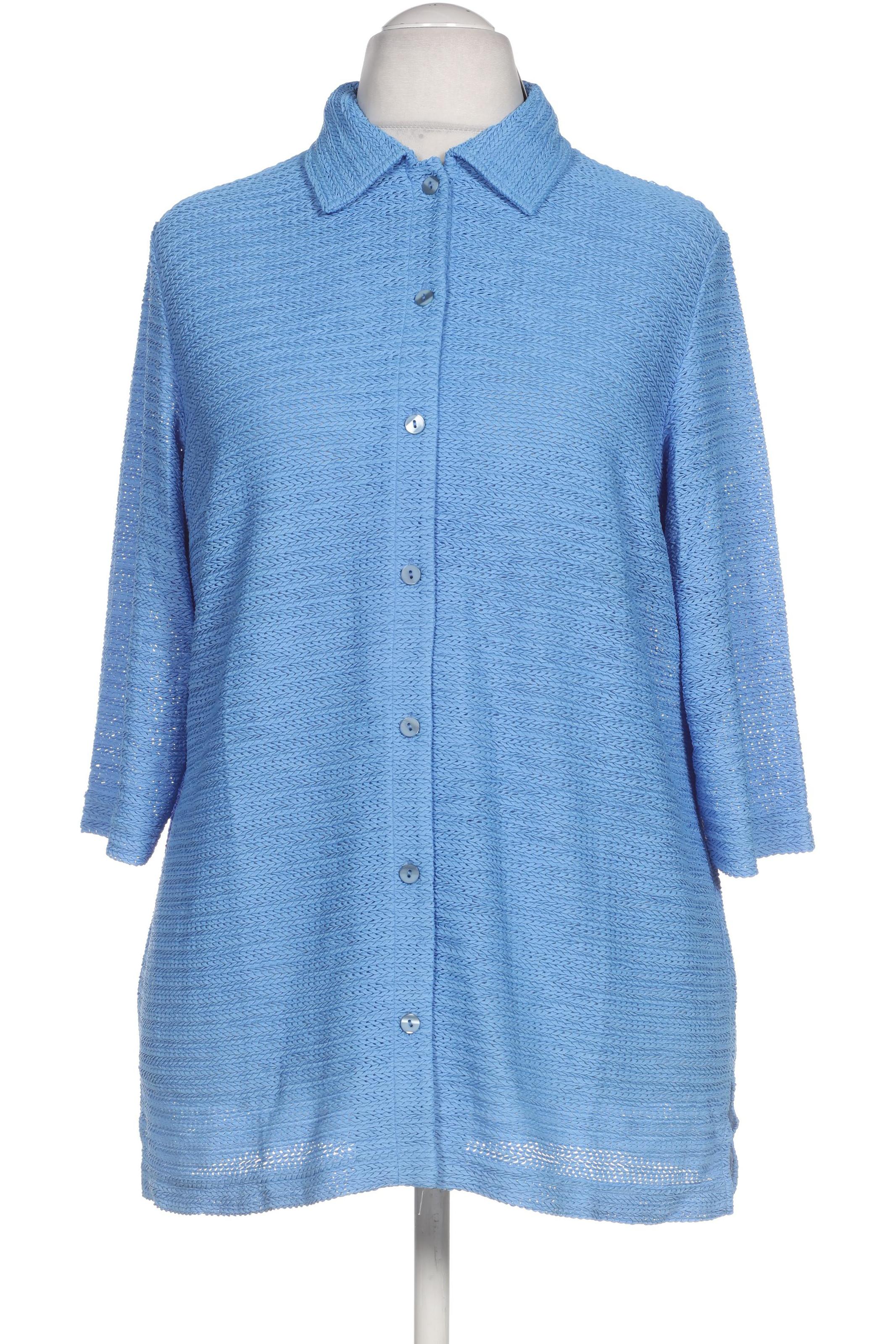 

Peter Hahn Damen Bluse, blau, Gr. 44