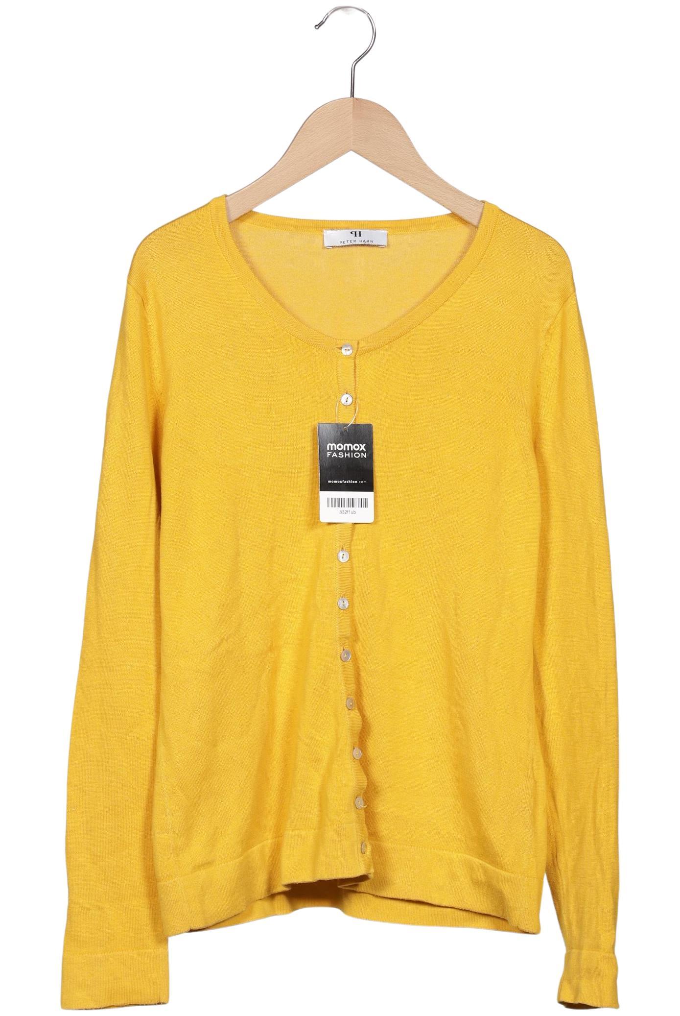 

Peter Hahn Damen Strickjacke, gelb, Gr. 38