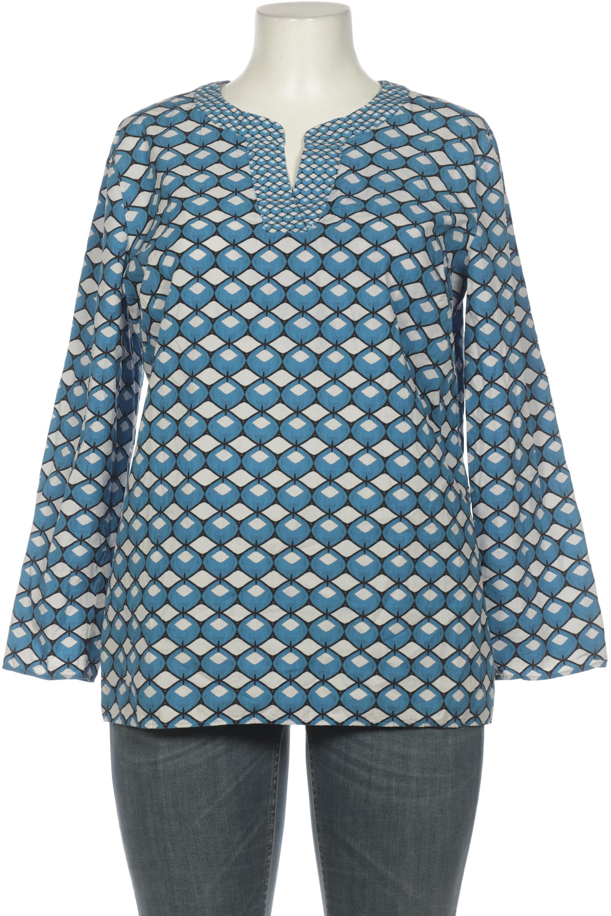 

Peter Hahn Damen Bluse, blau, Gr. 42