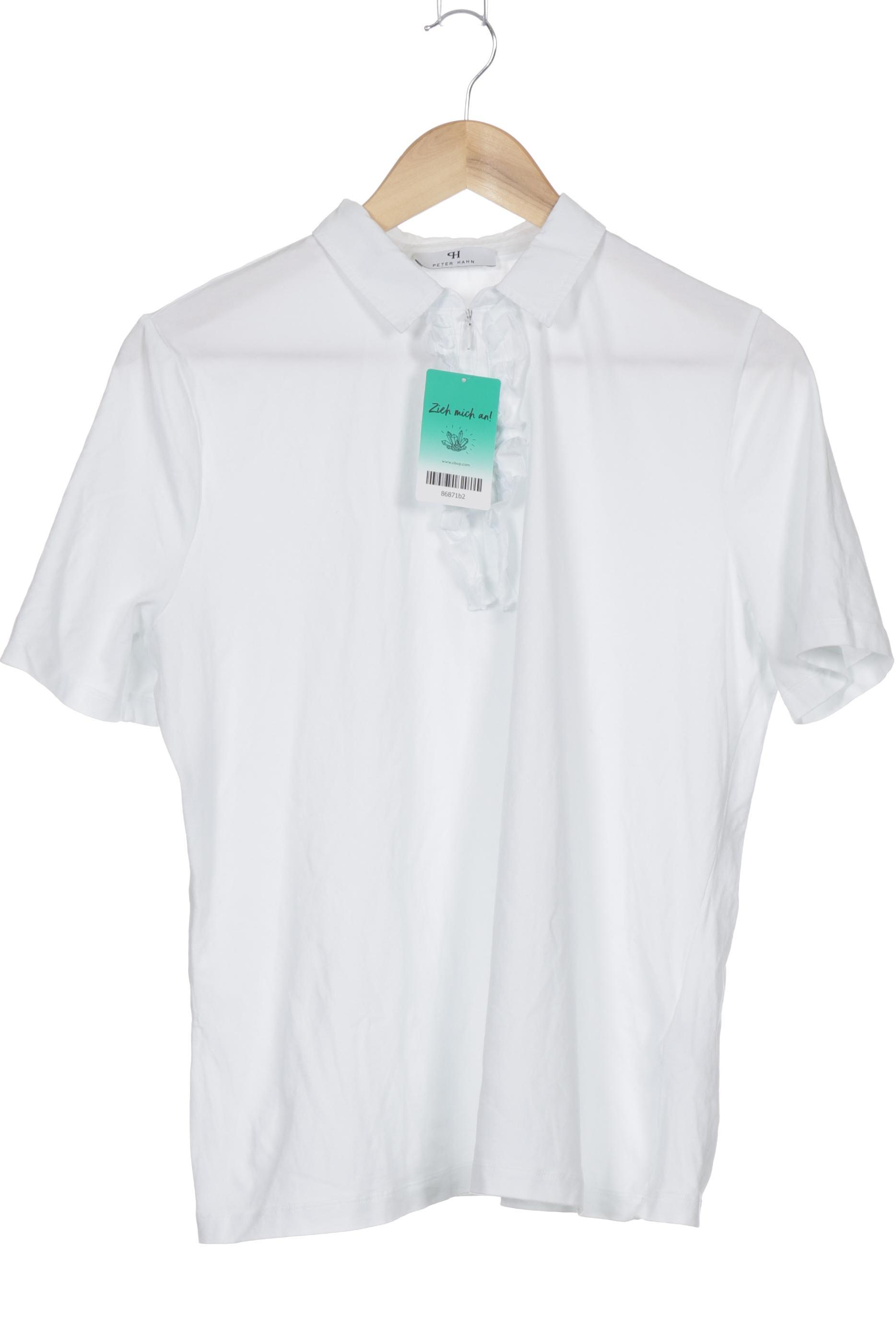 

Peter Hahn Damen Poloshirt, weiß, Gr. 44