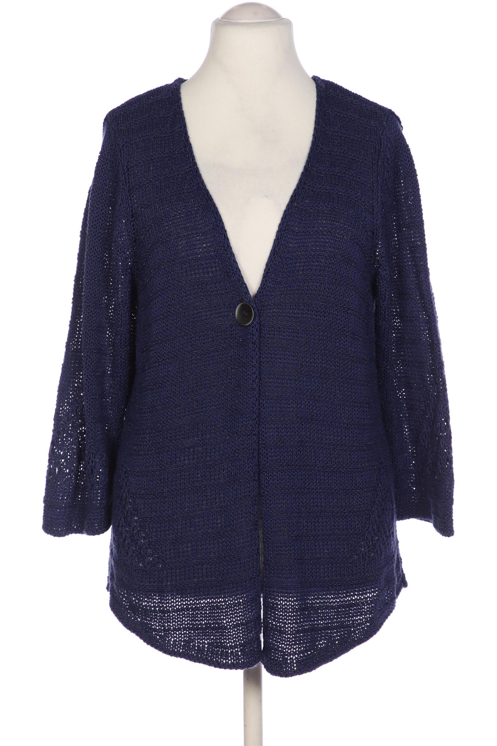 

Peter Hahn Damen Strickjacke, blau, Gr. 44