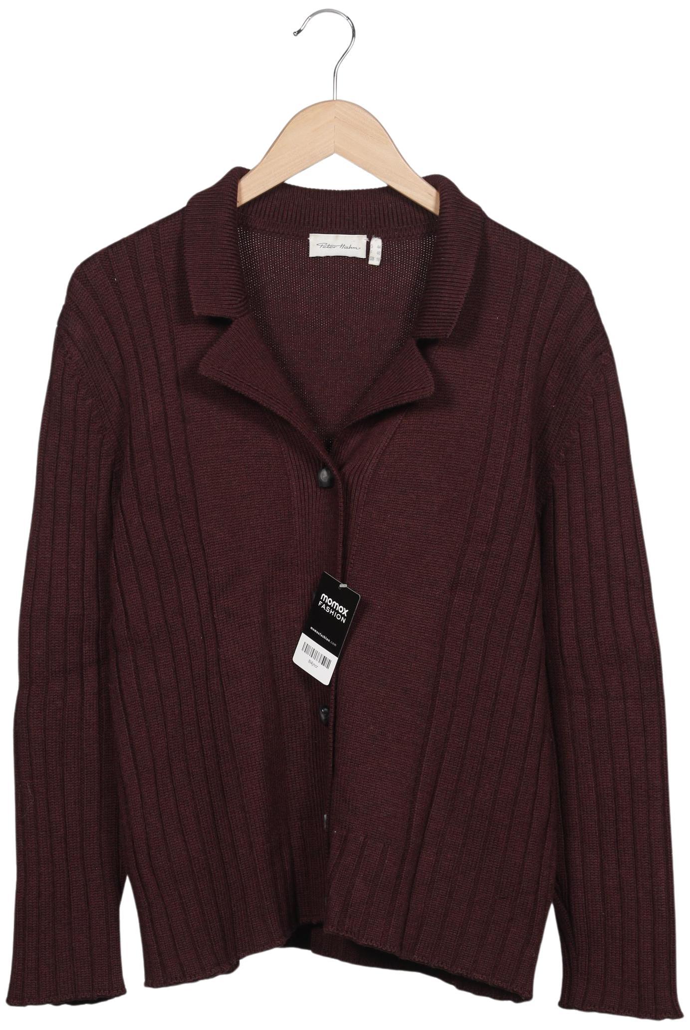 

Peter Hahn Damen Strickjacke, bordeaux, Gr. 44