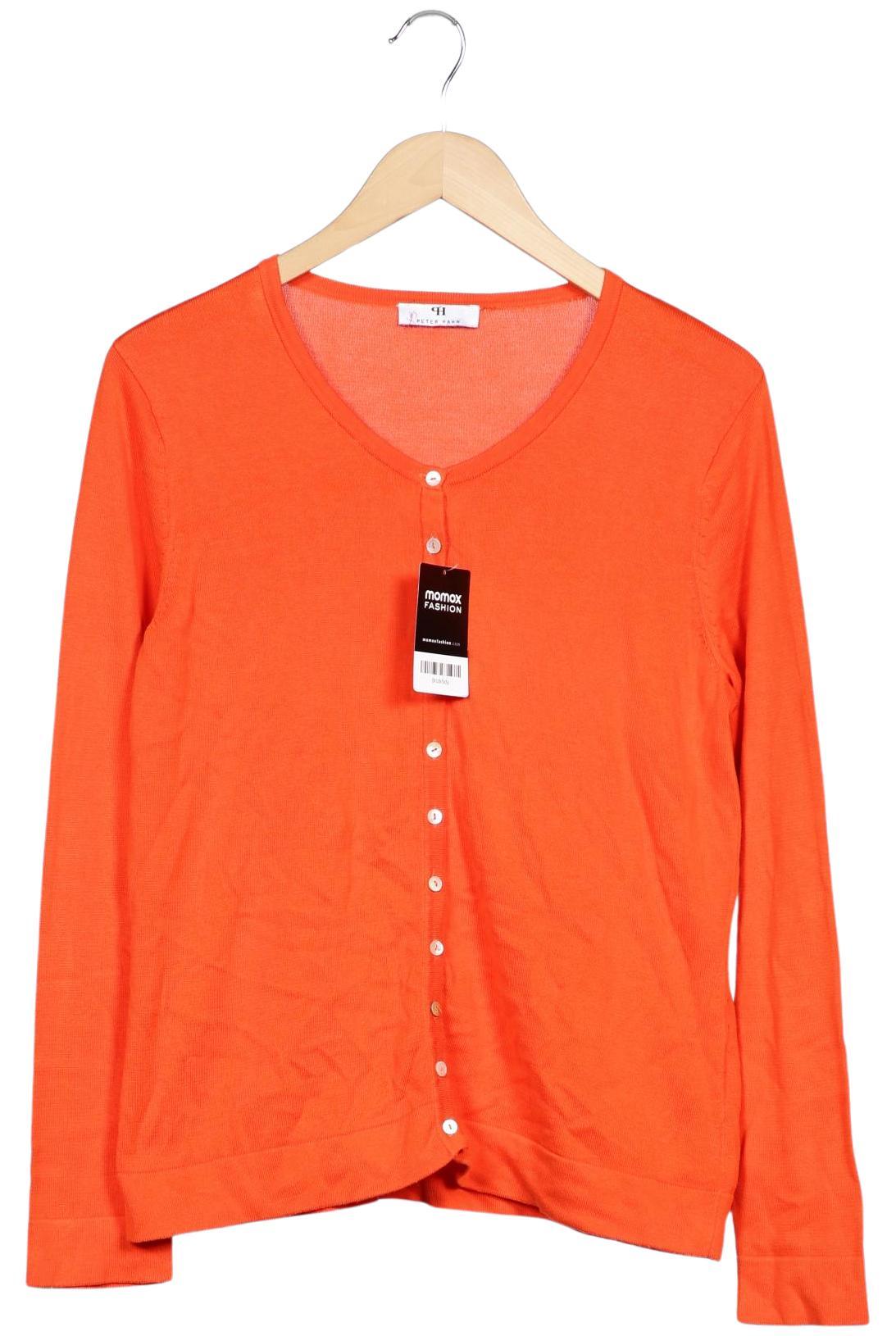 

Peter Hahn Damen Strickjacke, orange, Gr. 42
