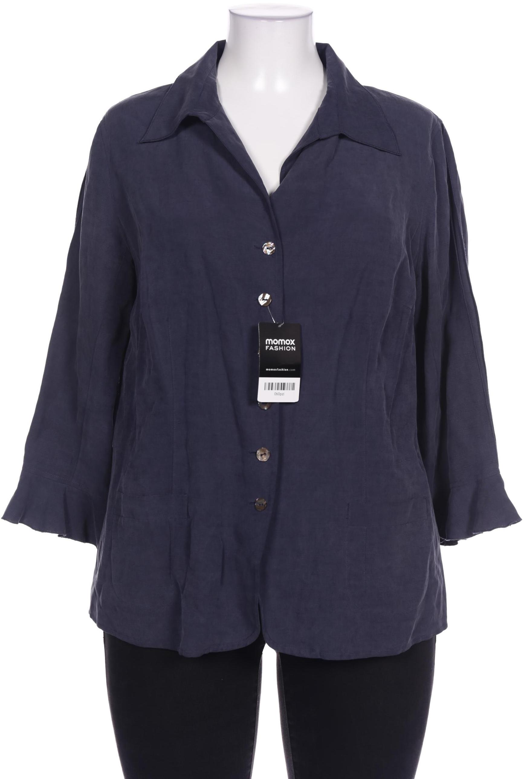 

Peter Hahn Damen Bluse, marineblau, Gr. 46