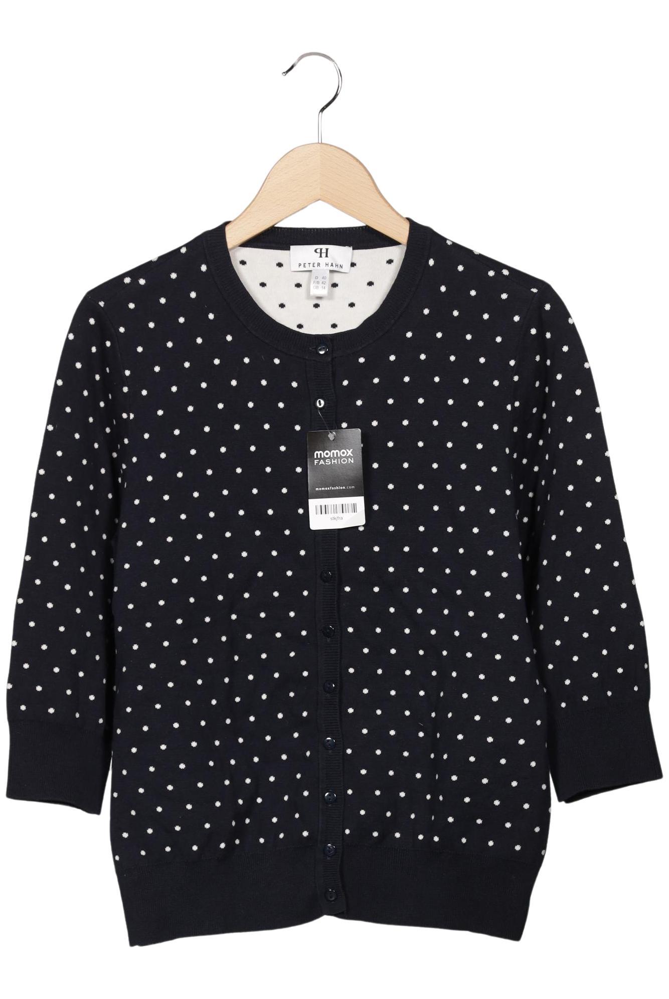 

Peter Hahn Damen Strickjacke, marineblau, Gr. 40