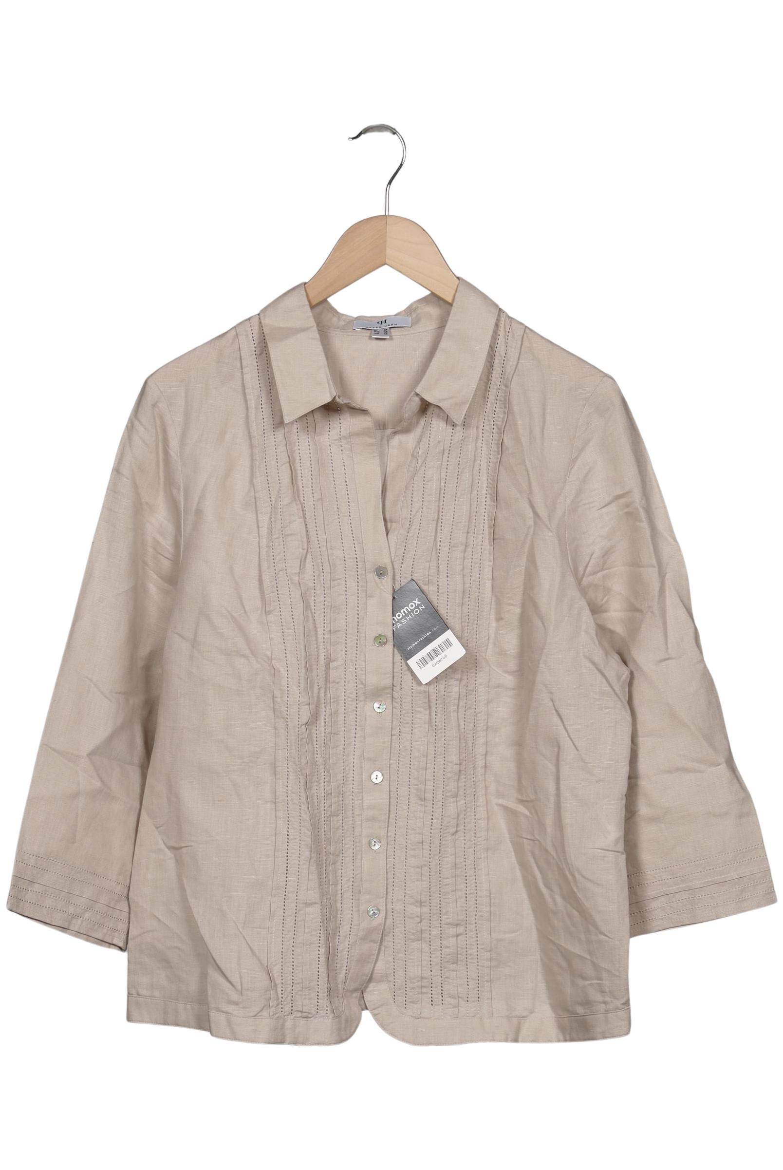 

Peter Hahn Damen Bluse, beige, Gr. 46