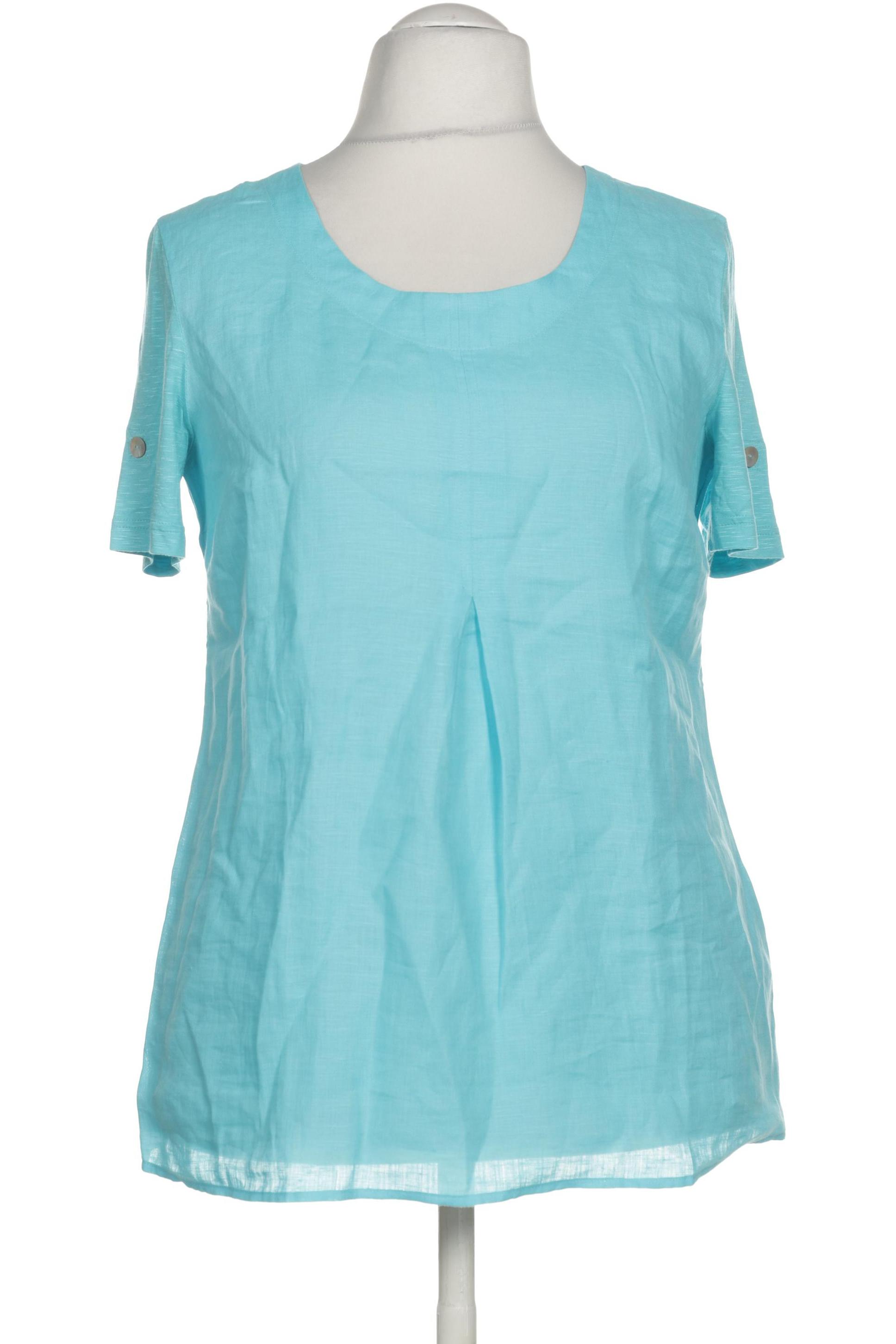 

Peter Hahn Damen Bluse, blau, Gr. 42
