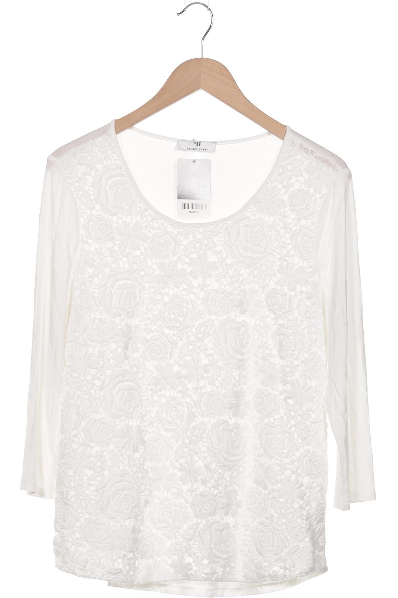 

Peter Hahn Damen Langarmshirt, weiß, Gr. 40
