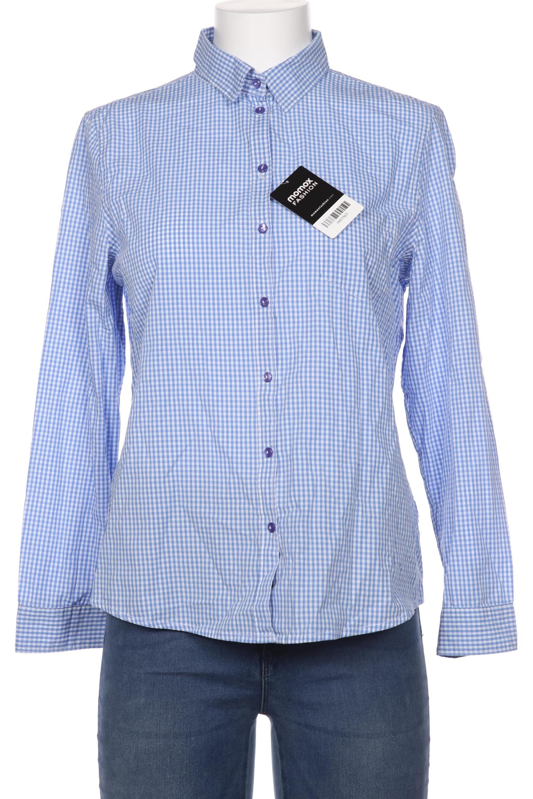 

Peter Hahn Damen Bluse, blau, Gr. 40
