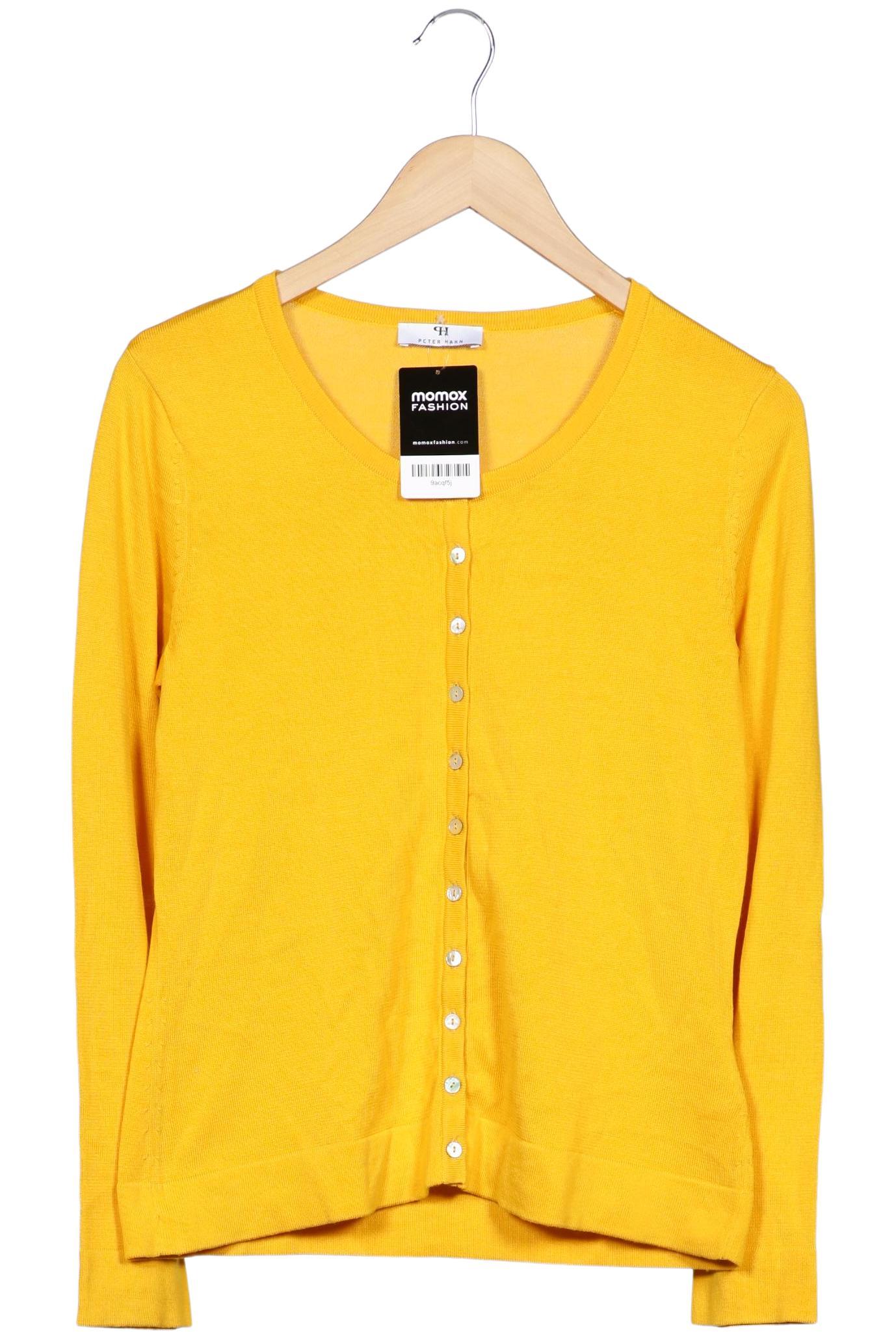 

Peter Hahn Damen Strickjacke, gelb, Gr. 36