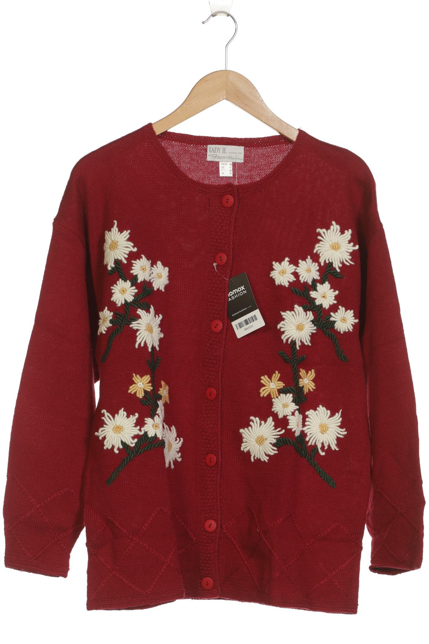 

Peter Hahn Damen Strickjacke, rot, Gr. 42