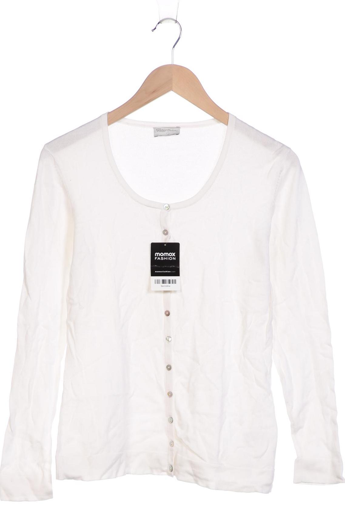 

Peter Hahn Damen Strickjacke, weiß, Gr. 38