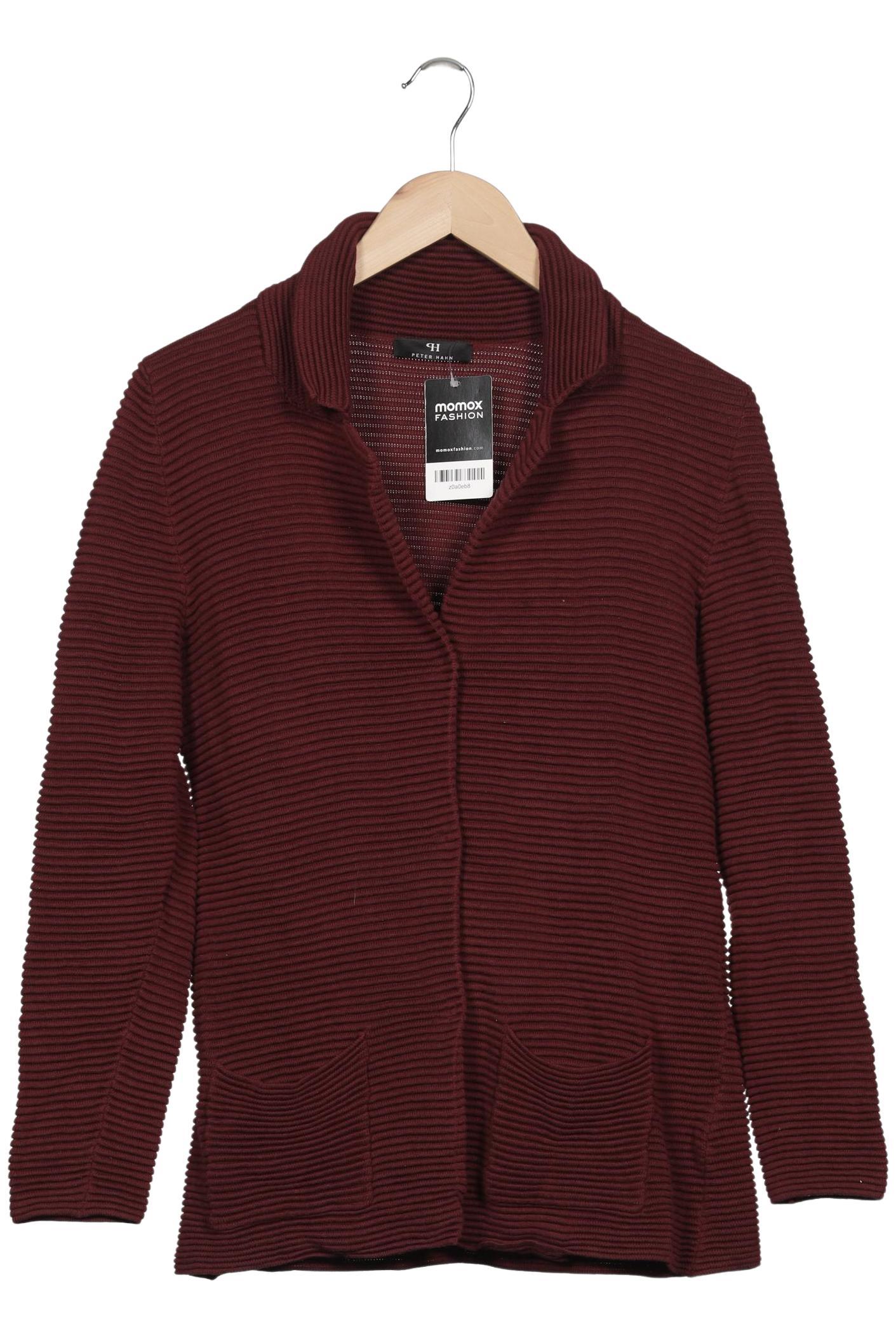 

Peter Hahn Damen Strickjacke, bordeaux, Gr. 38