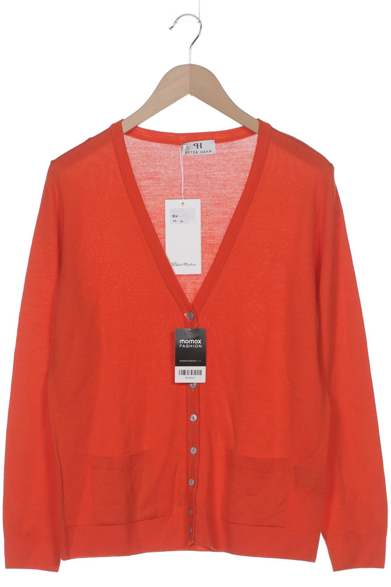 

Peter Hahn Damen Strickjacke, orange, Gr. 42