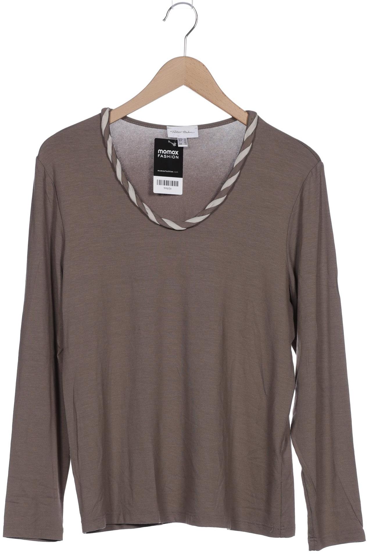 

Peter Hahn Damen Langarmshirt, braun, Gr. 42