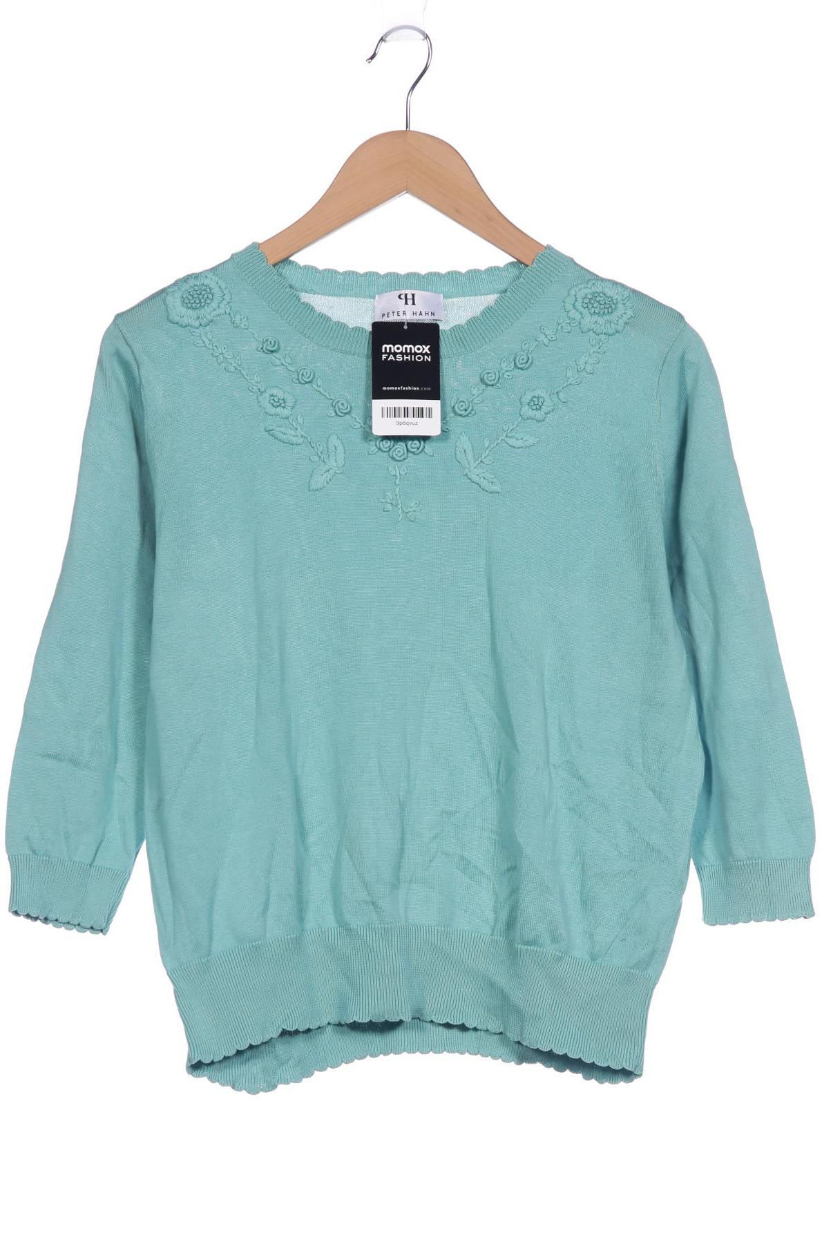 

Peter Hahn Damen Pullover, türkis, Gr. 44