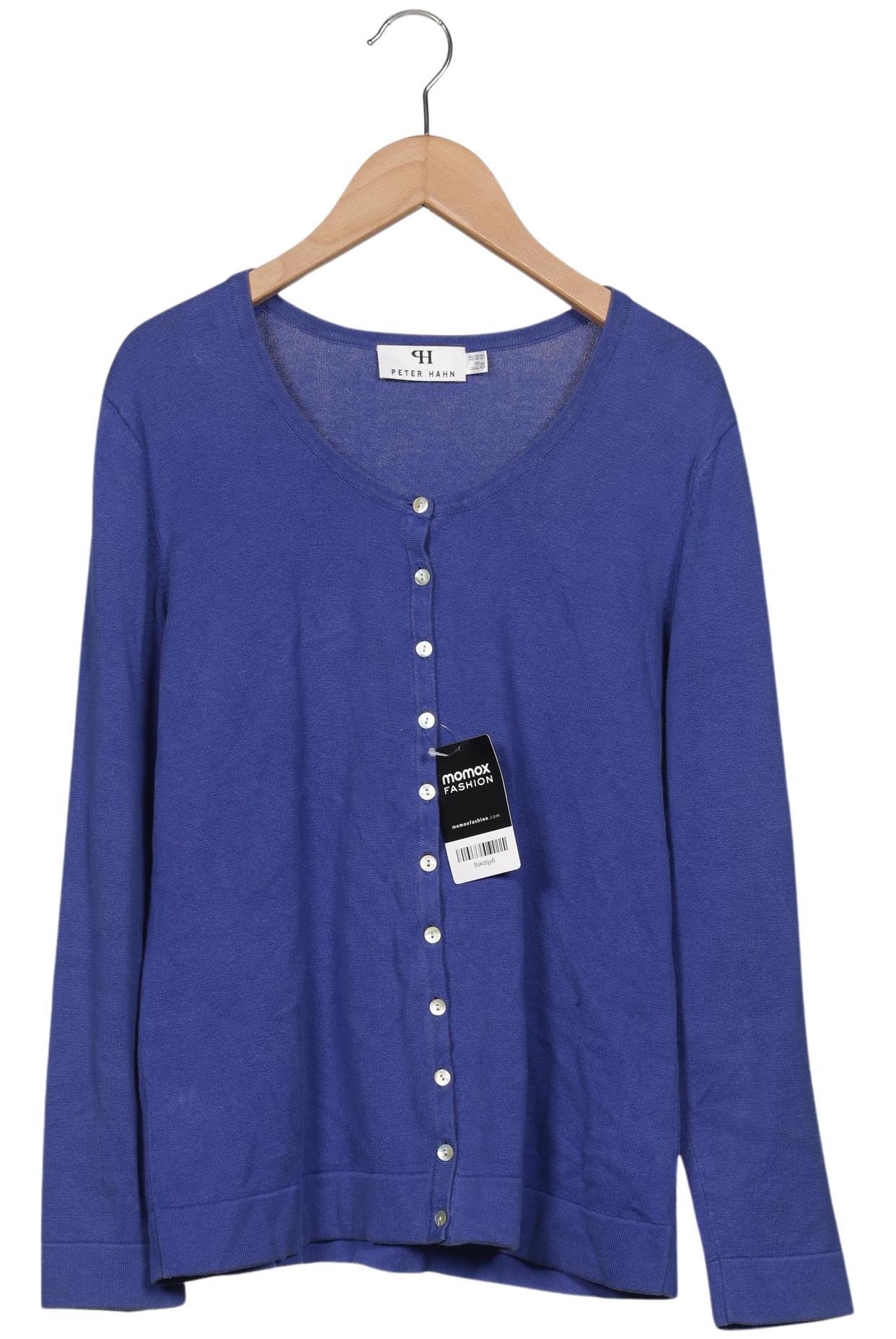 

Peter Hahn Damen Strickjacke, blau, Gr. 38