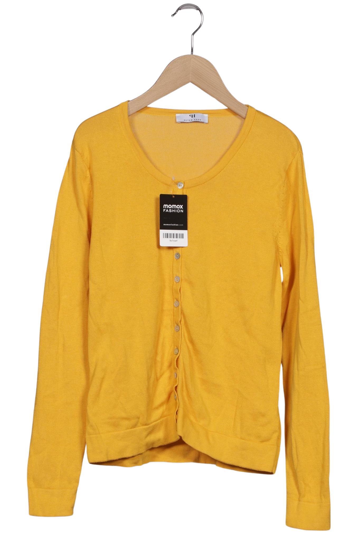 

Peter Hahn Damen Strickjacke, gelb, Gr. 36