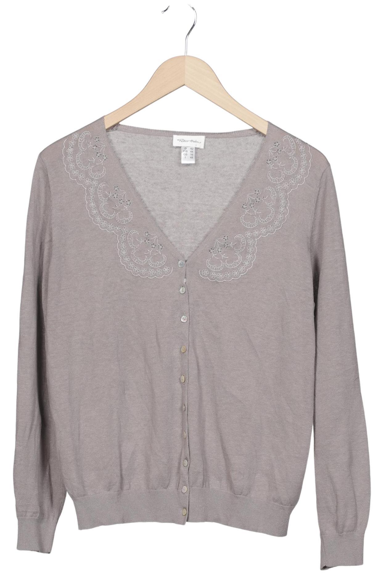 

Peter Hahn Damen Strickjacke, grau, Gr. 42